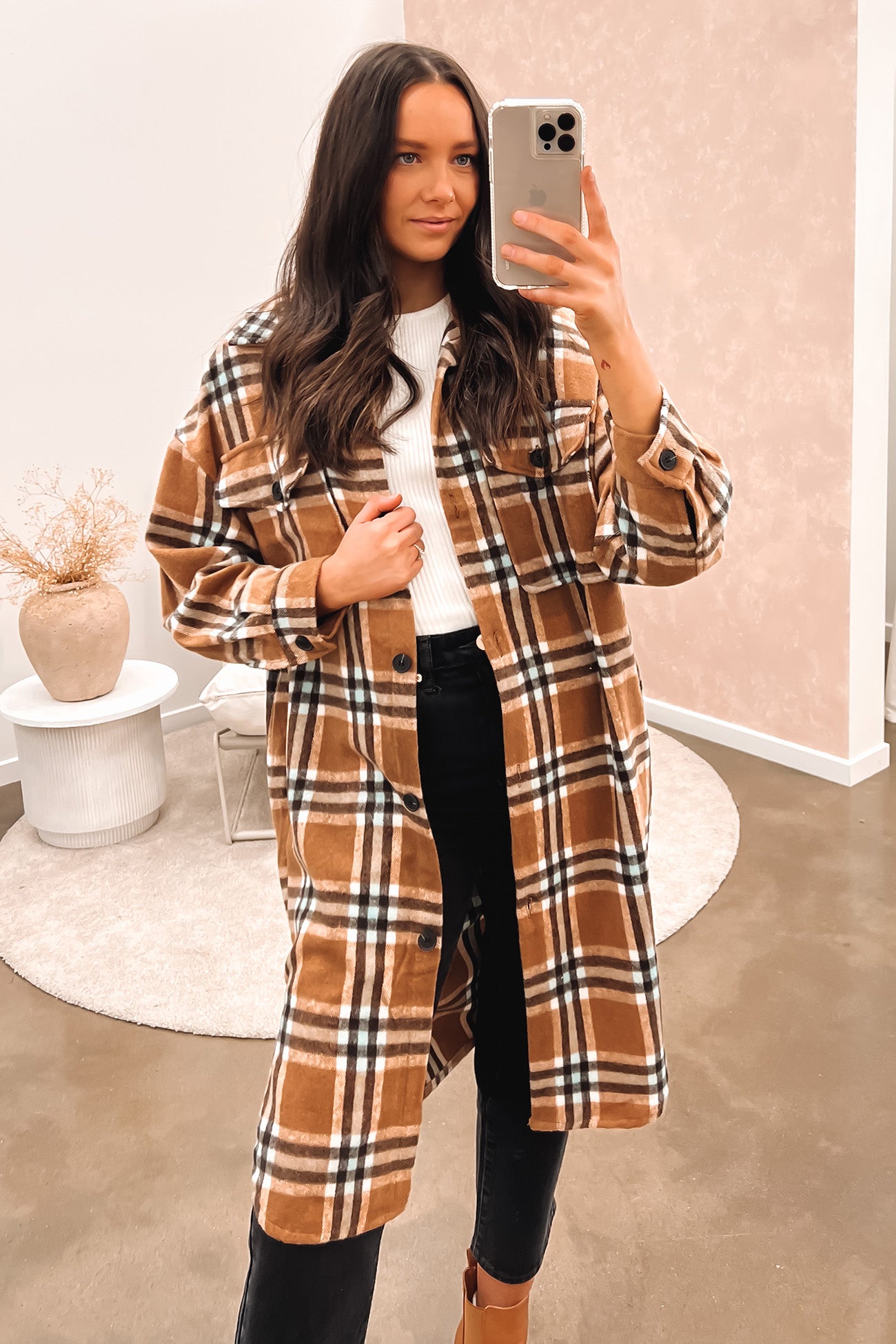 Perry Plaid Shacket Perry Plaid Shacket