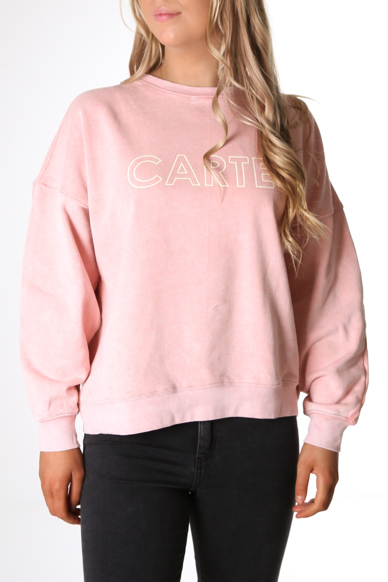 Piper Sweater Pink Sandwash