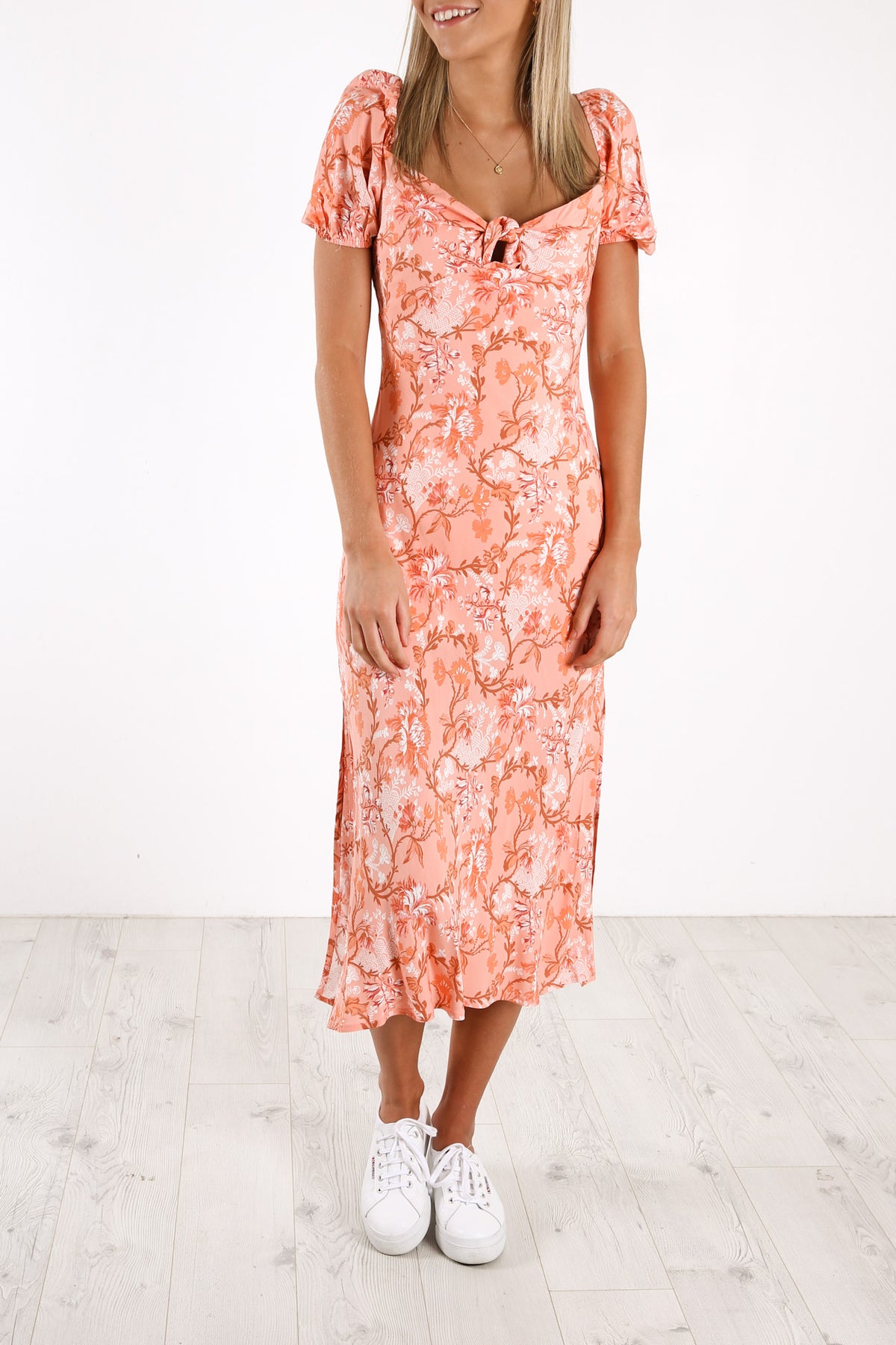 Poppie Dress Peach