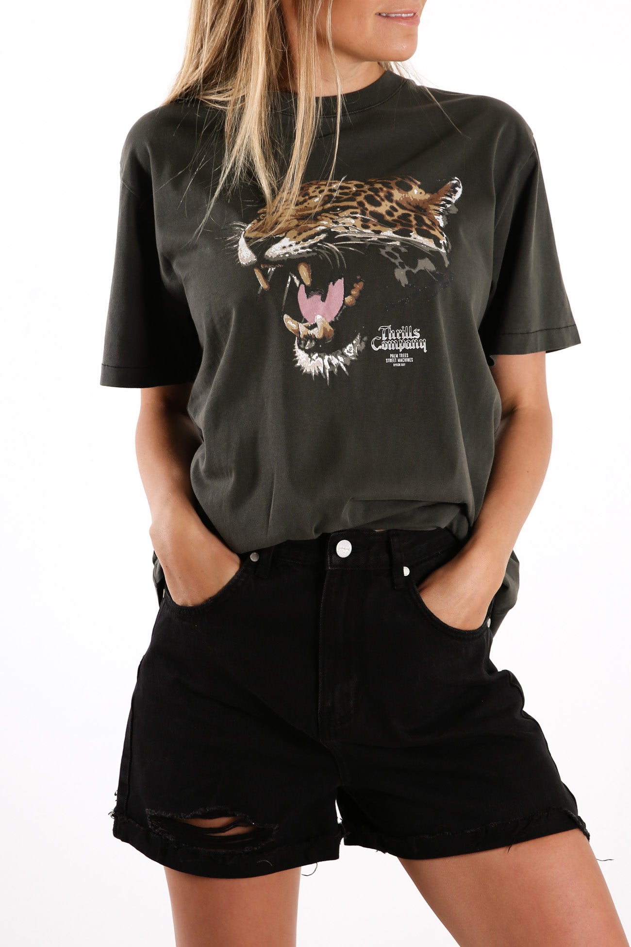 Primitive Merch Tee Merch Black