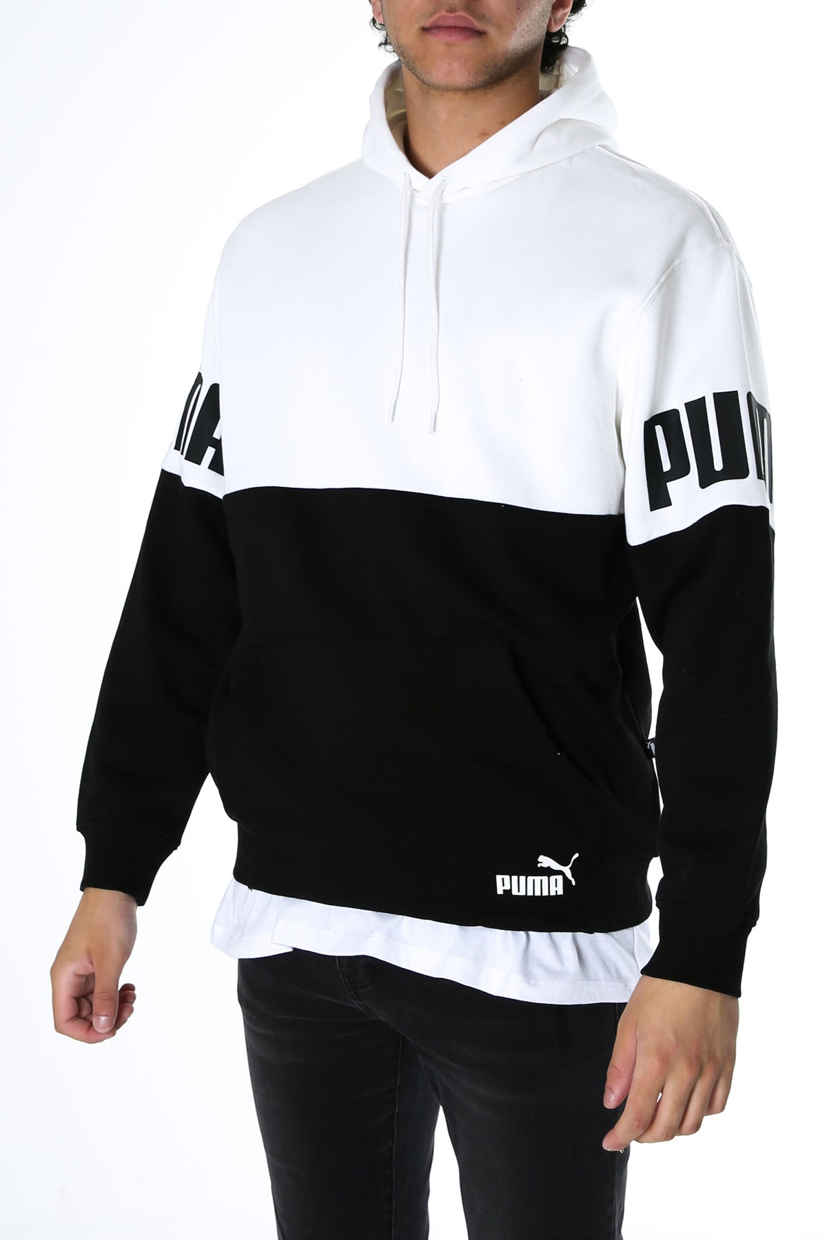 White puma deals hoodie