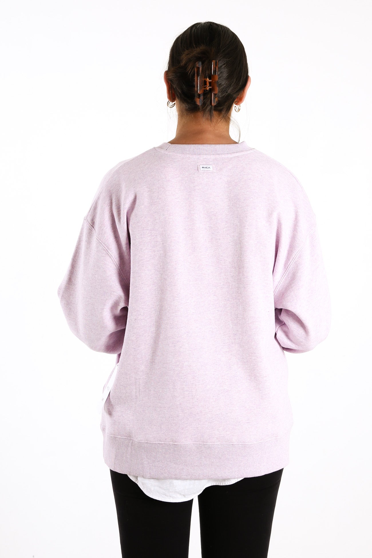 RVCA Puffed Crew Mulberry