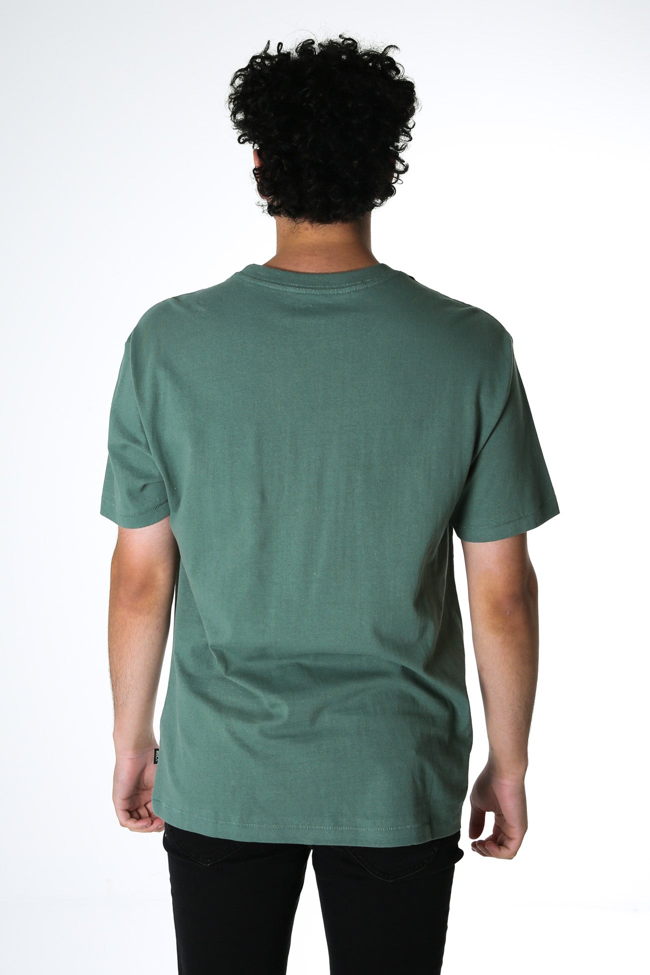 RVCA Teamster Short Sleeve Tee Balsam Green