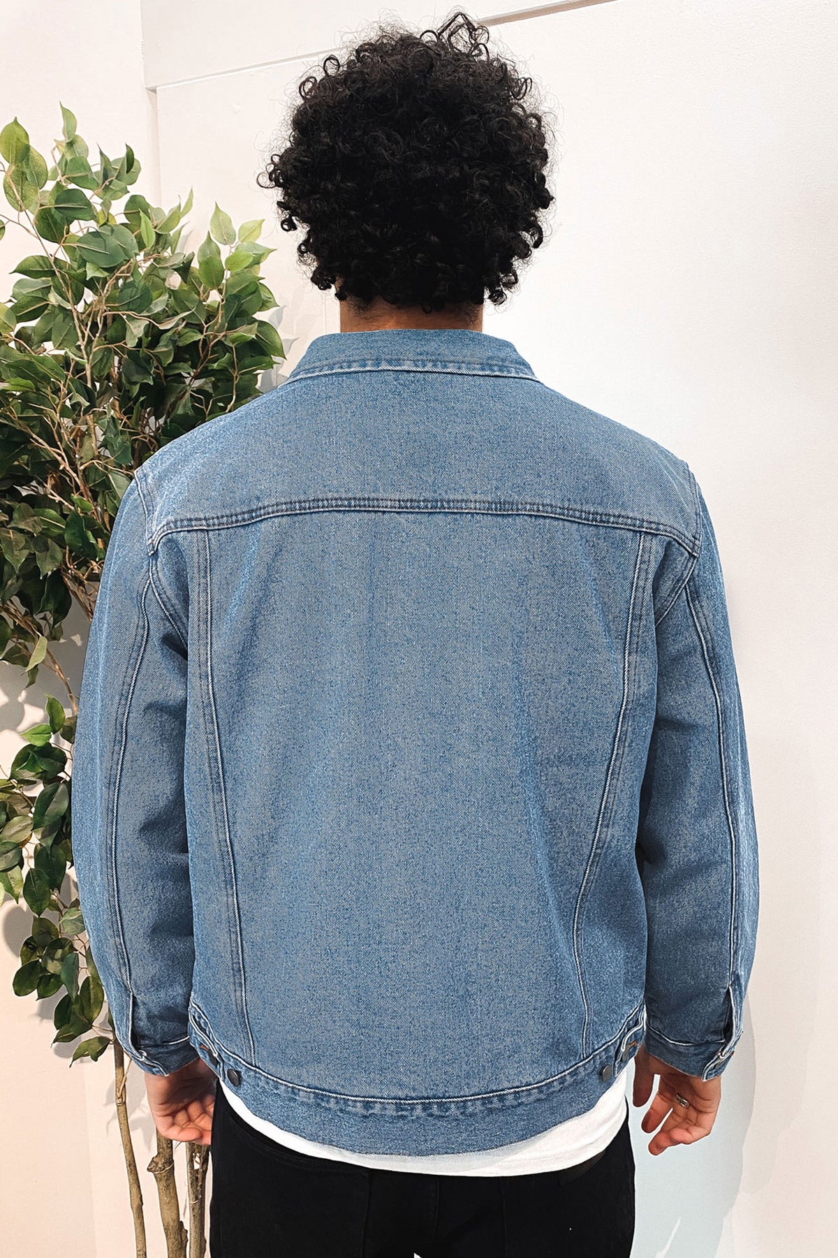 Rvca clearance denim jacket