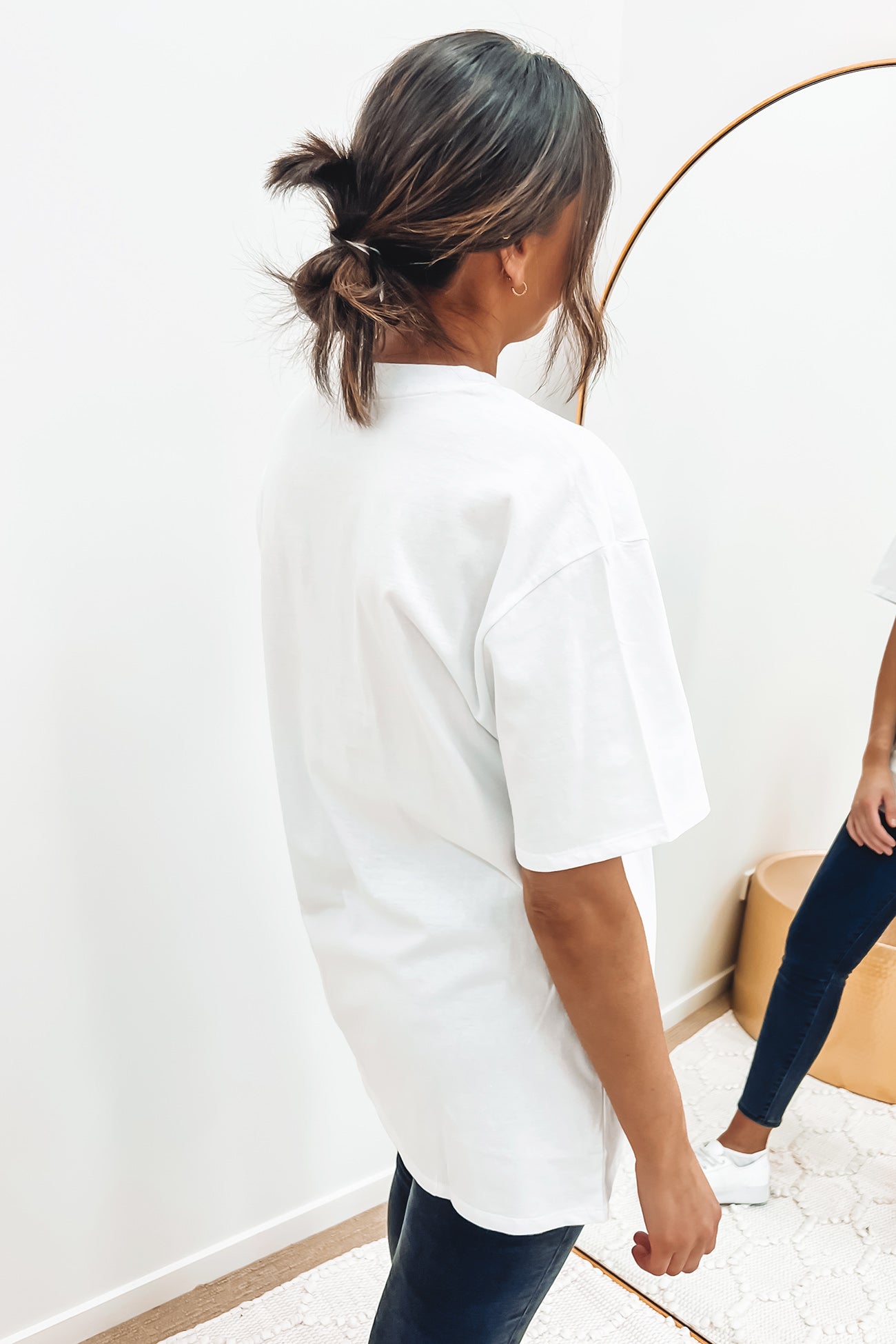 Red Neds Tee White