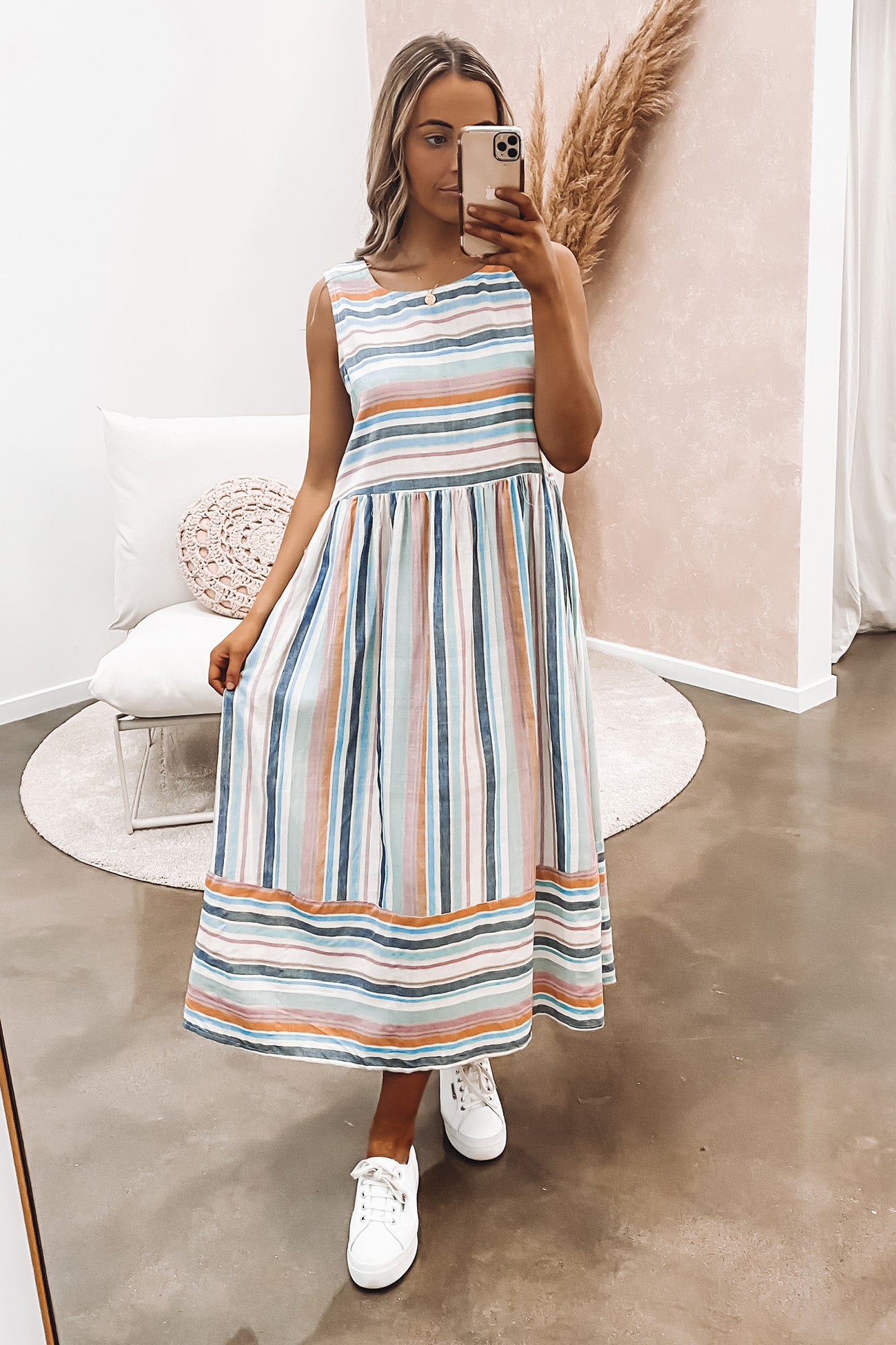 Reign Midi Dress Multi