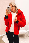 Remi Luxe Puffer Red
