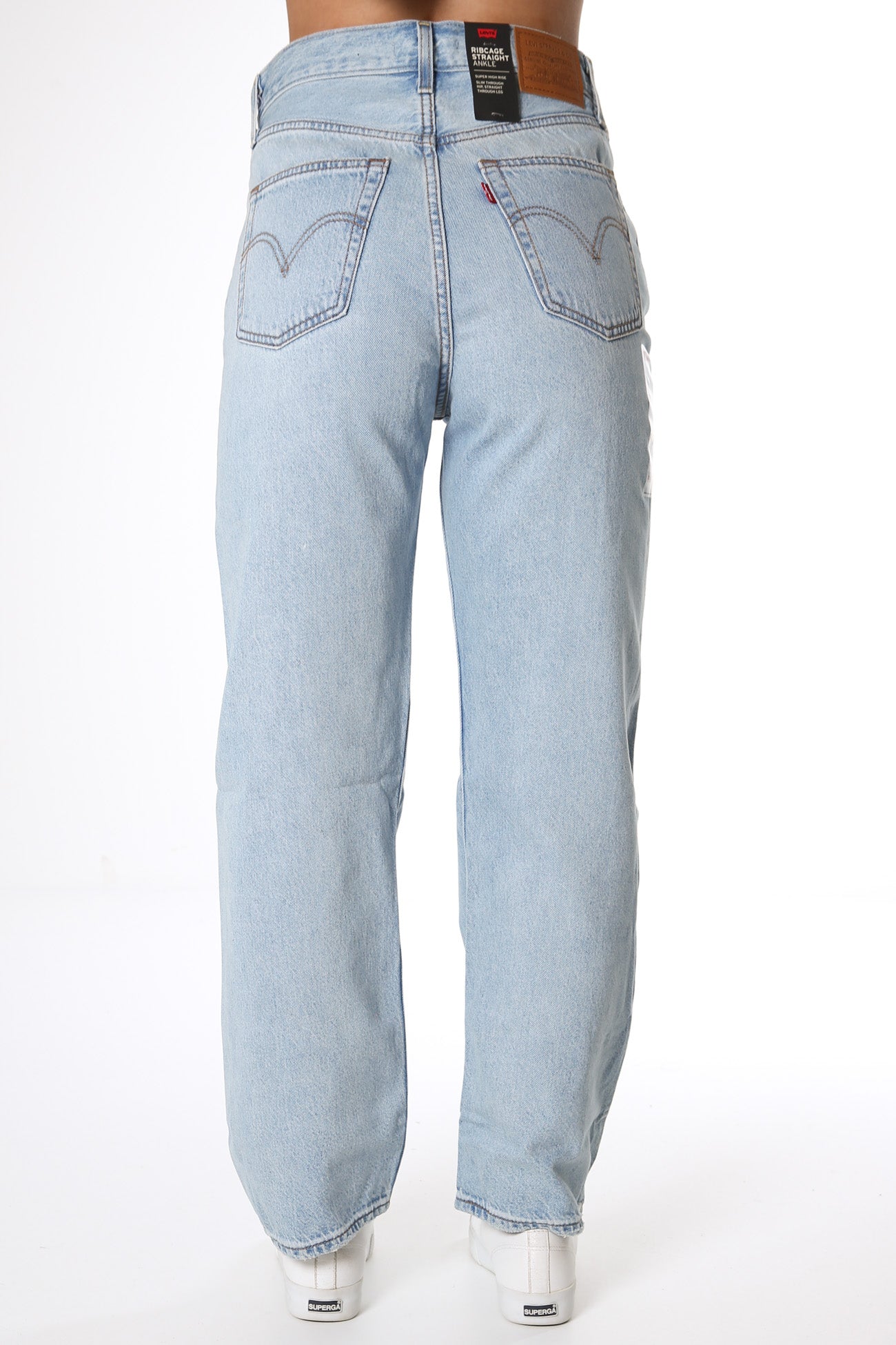 Ribcage Straight Ankle Jeans Middle Road