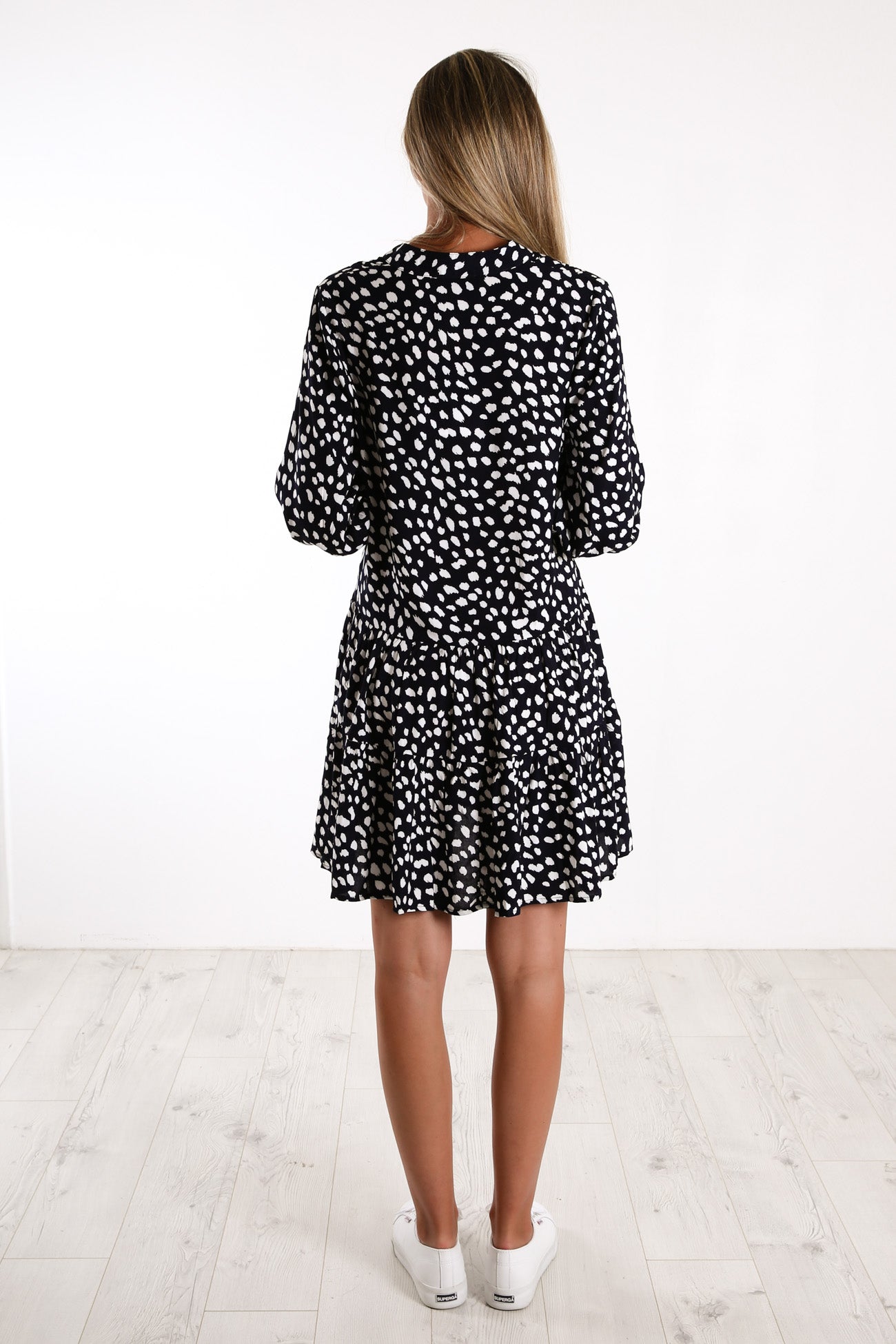 Right Time Dress Navy