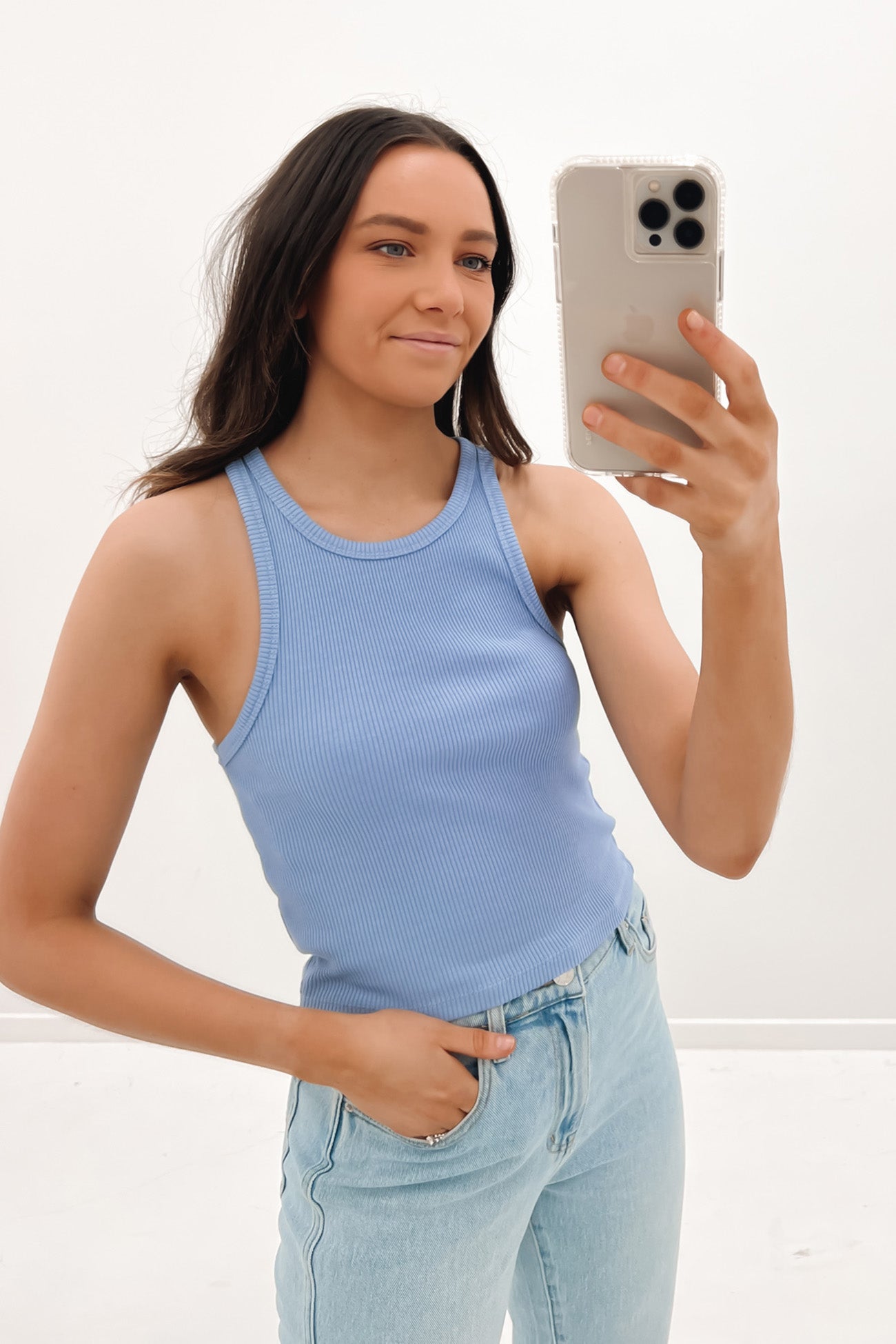 Riley Tank Light Blue