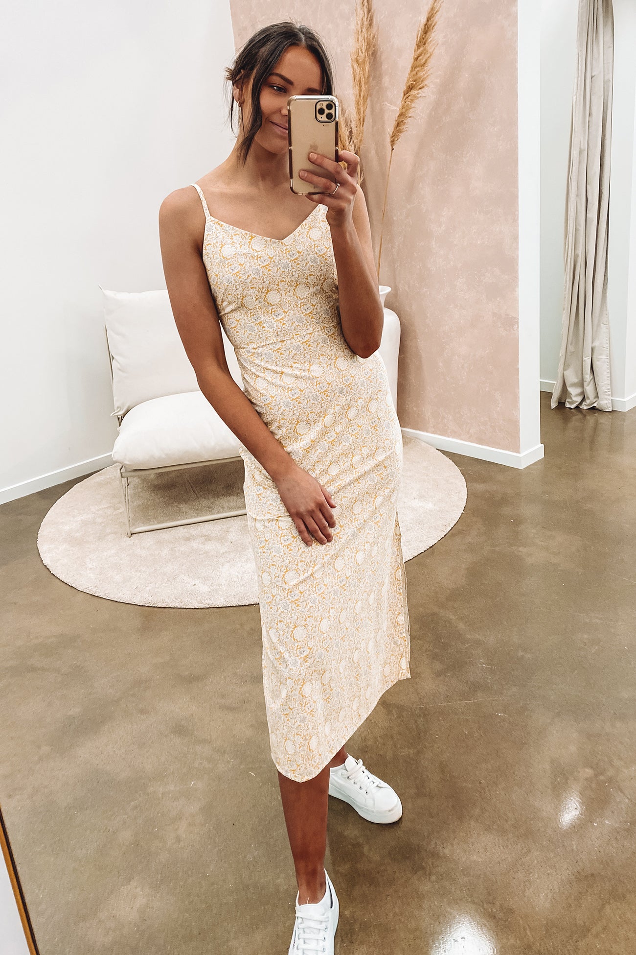 Rock With You Midi Dress Butter