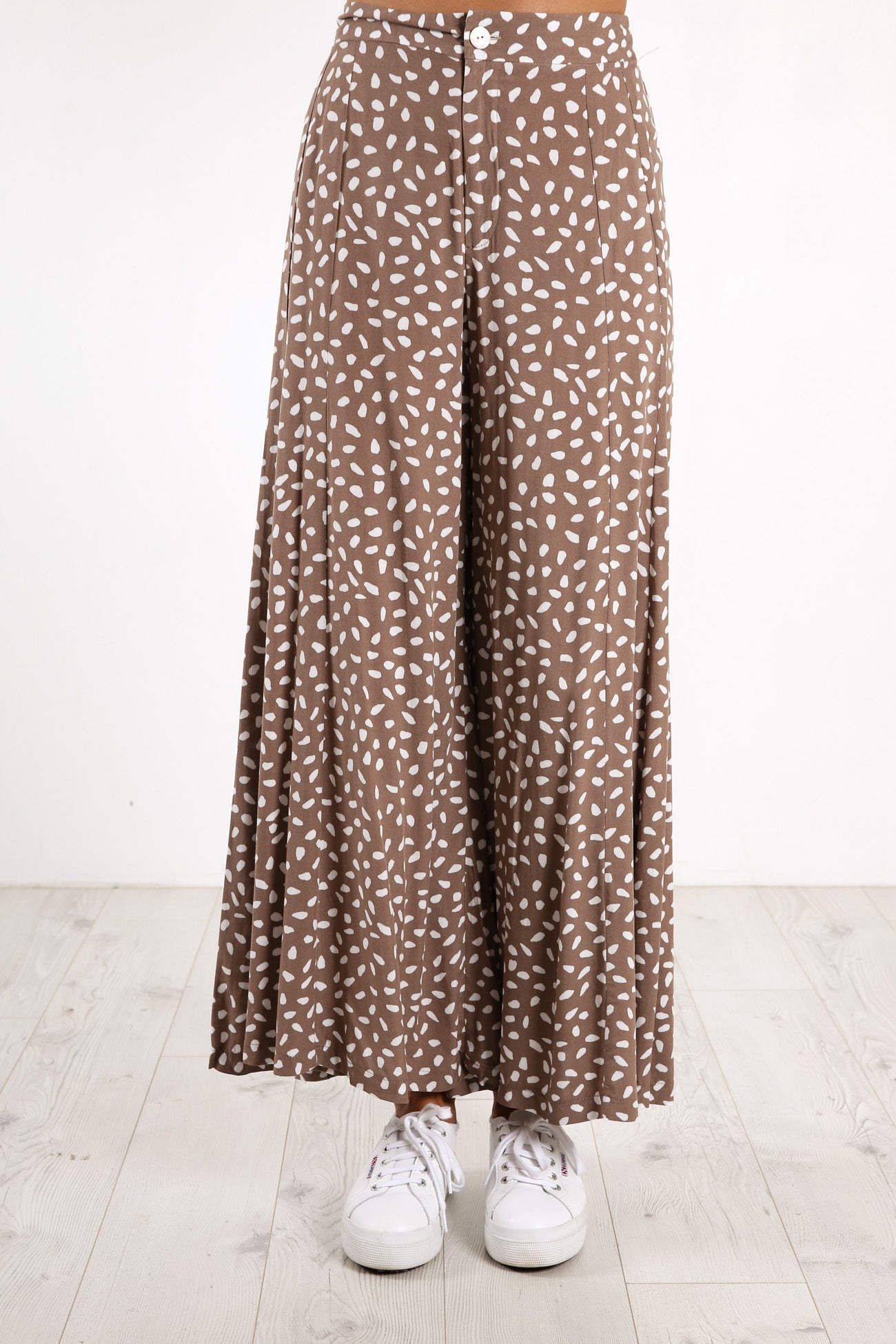 Romancing Pant Brown White
