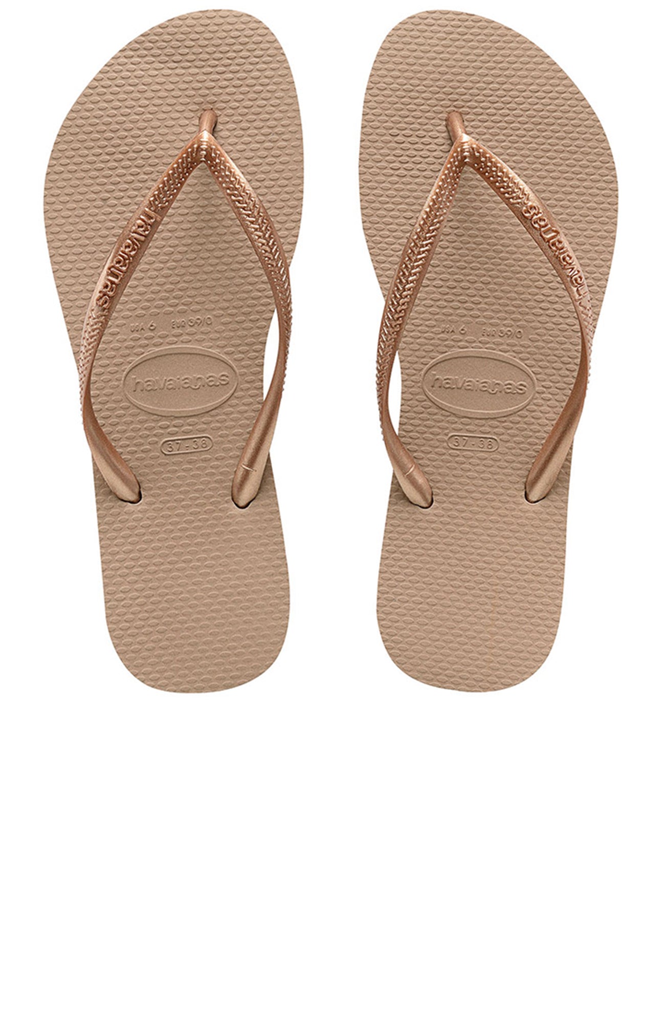 Slim Metallic Rose Gold Female