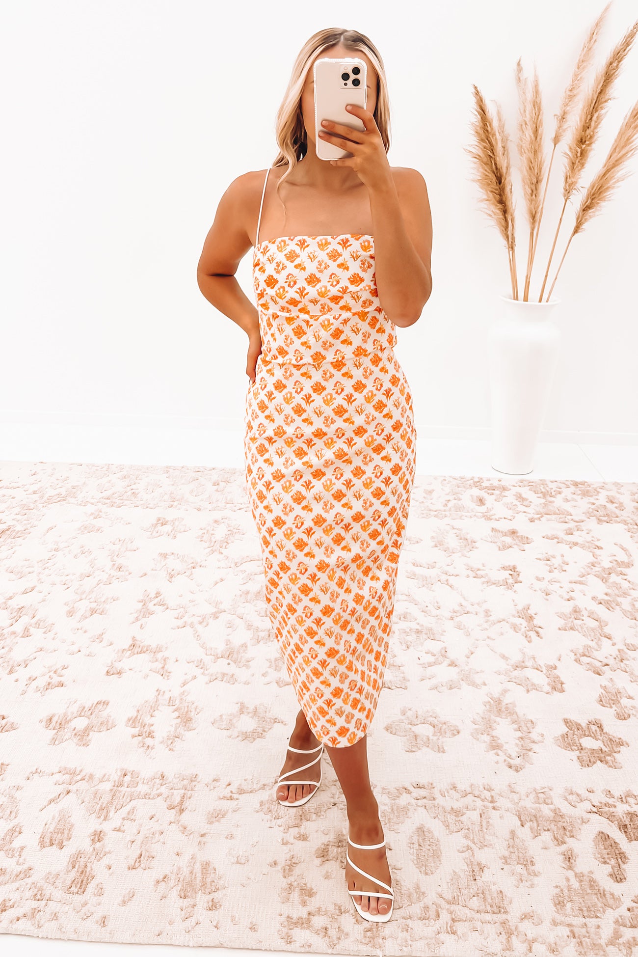 Rosy Midi Dress Poppy
