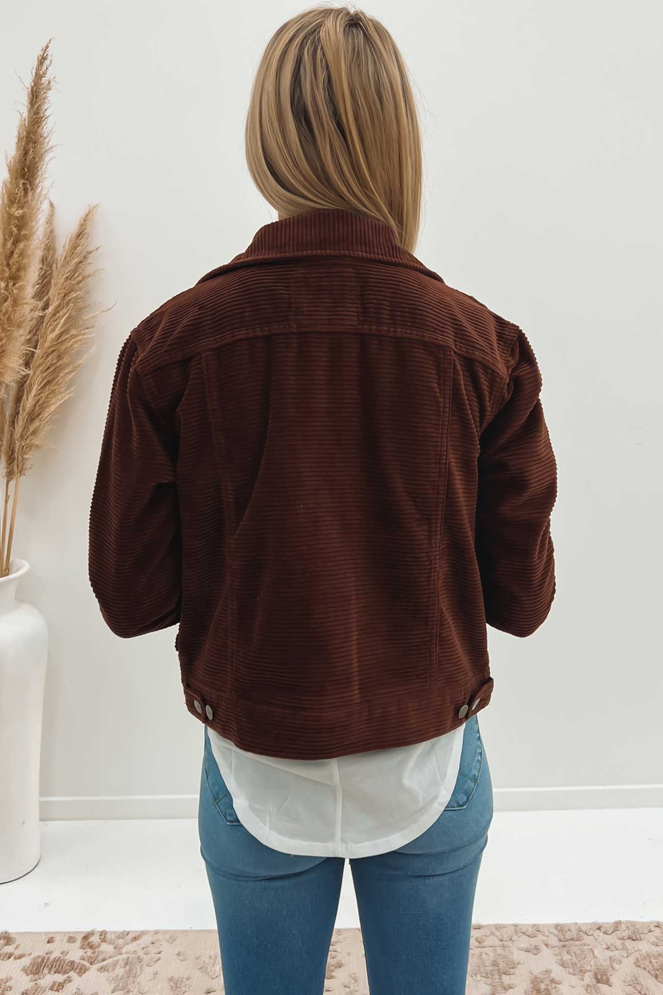 Roy Cord Jacket Cappuccino