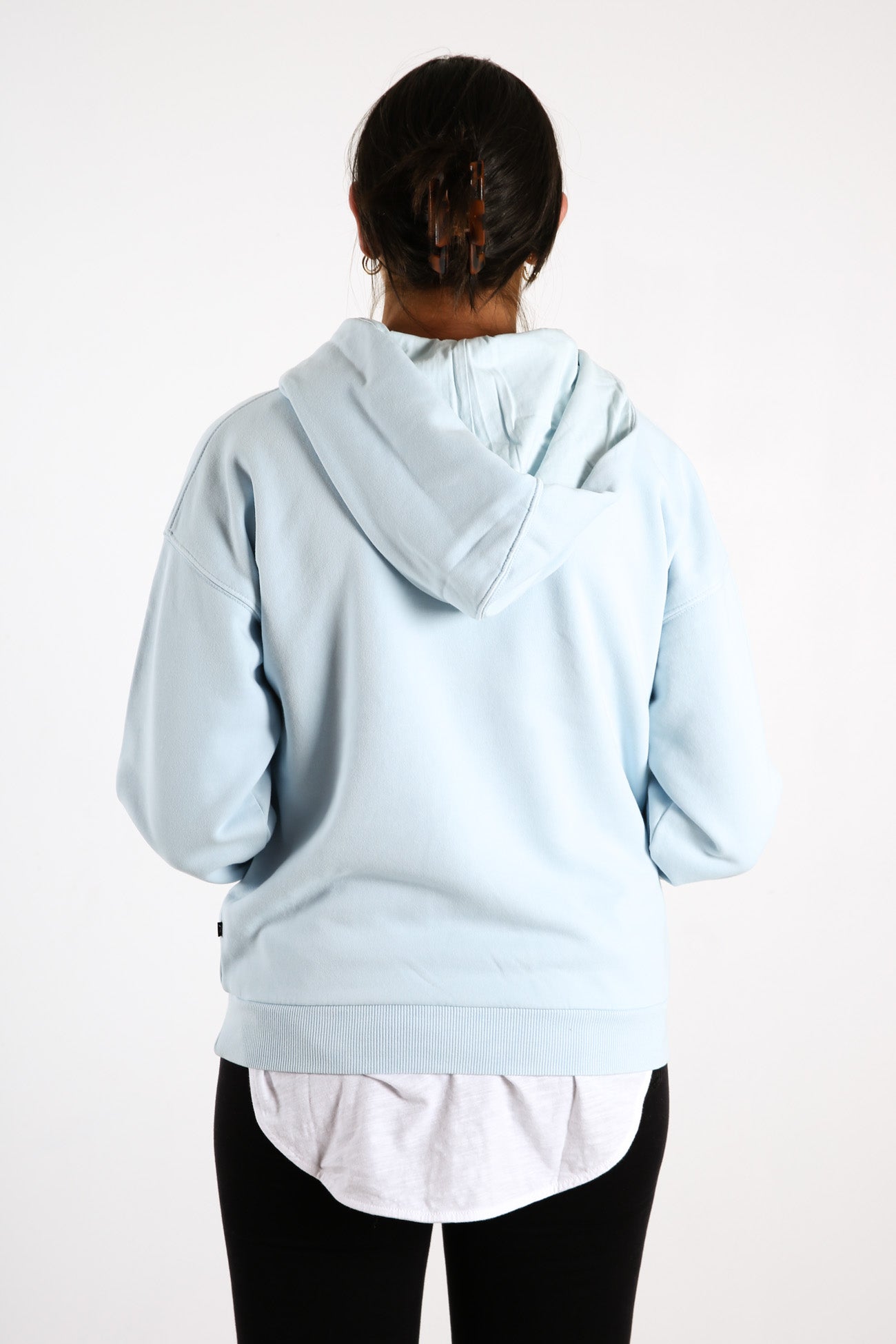 Rusty Essentials Hooded Fleece Ballard Blue