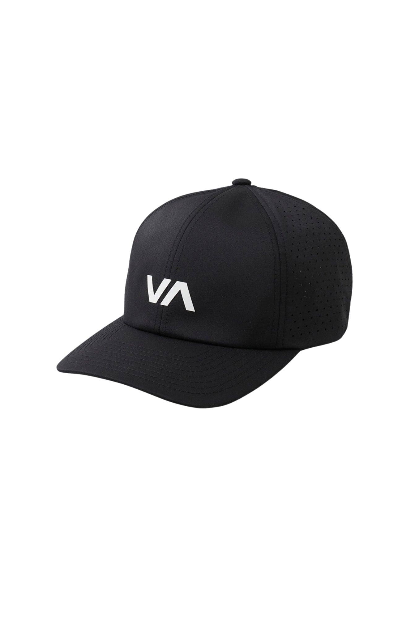 Vent Perforated Clipback Hat II Black