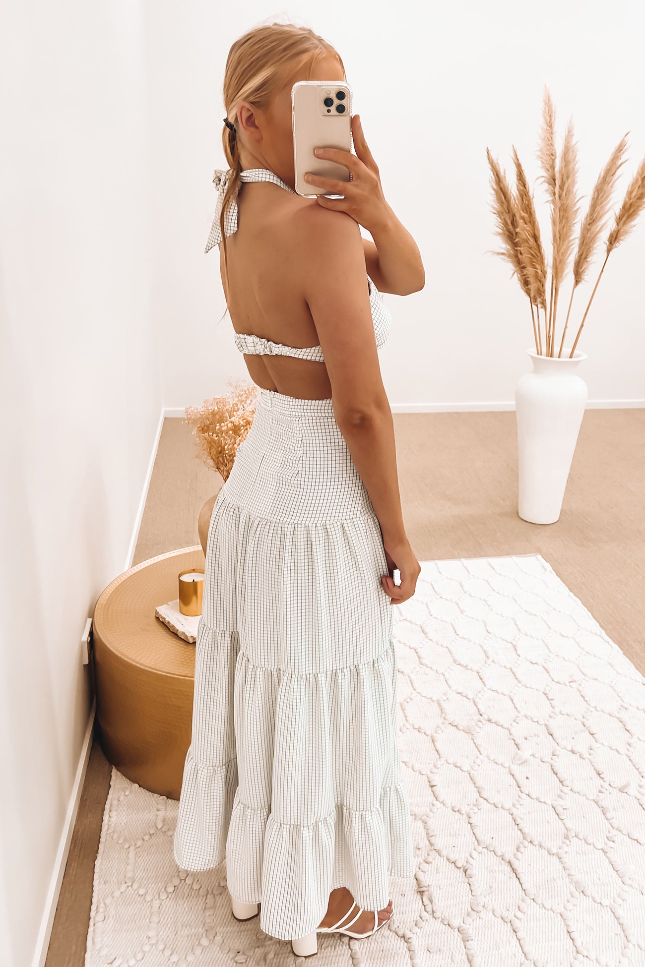 Sabine Midi Dress White