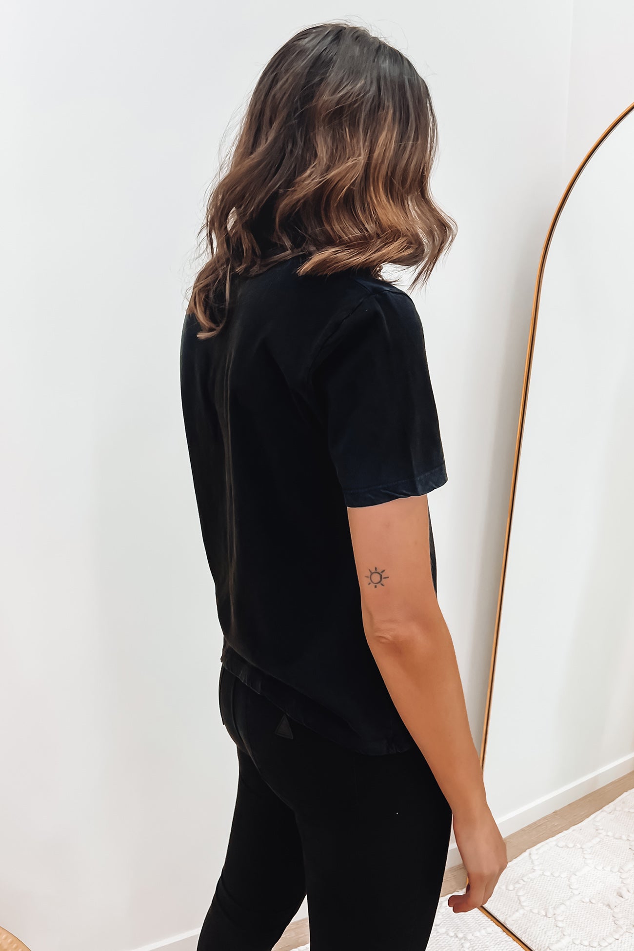 Saint Tee Washed Black