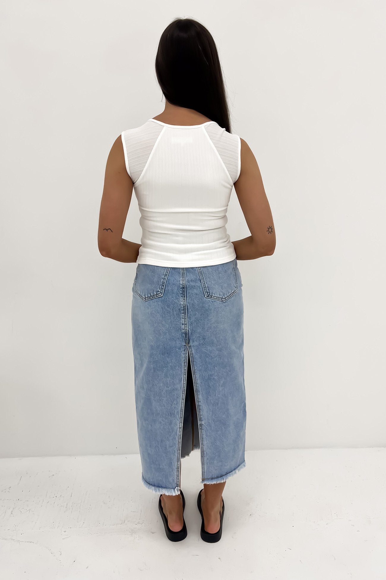 Saskia Top White