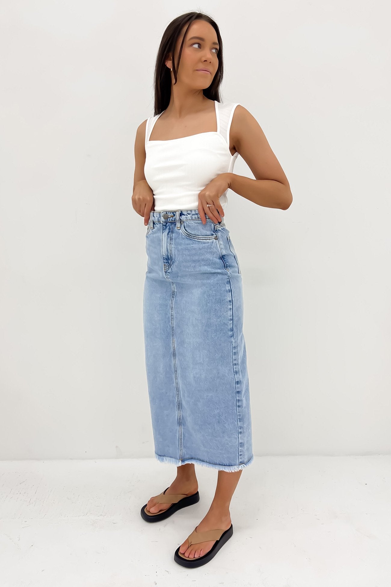 Saskia Top White