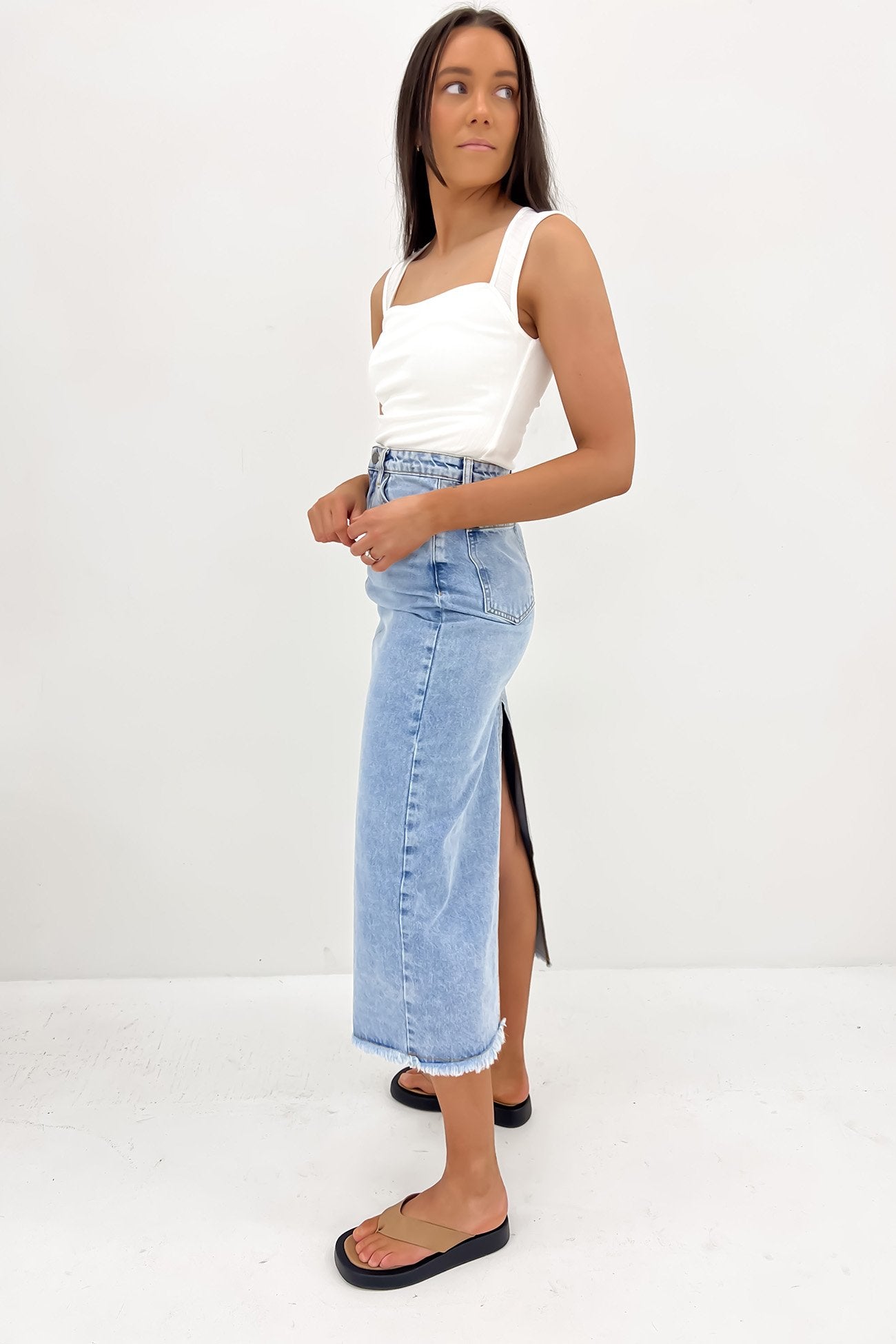 Saskia Top White