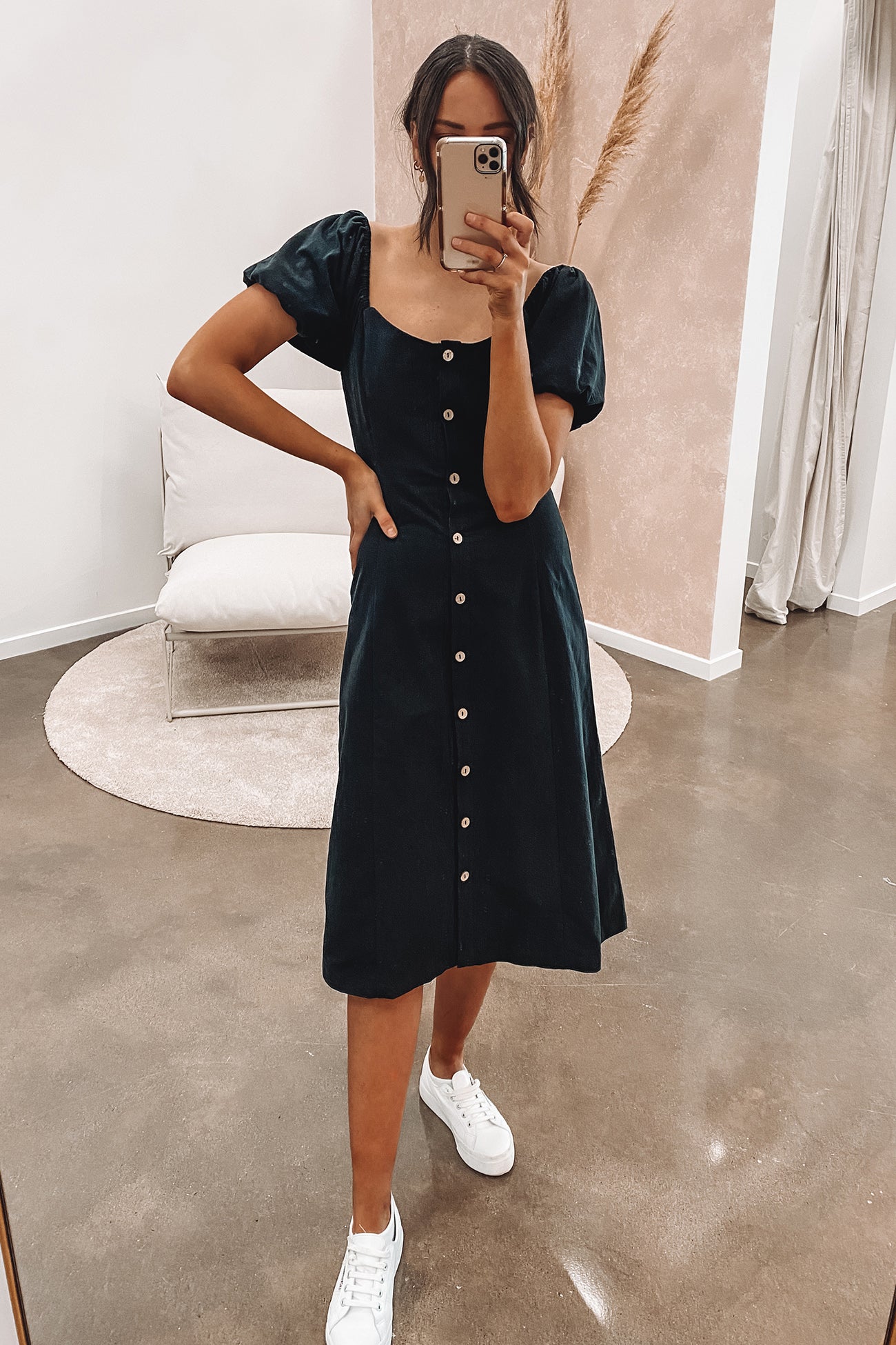 Savanna Midi Dress Black