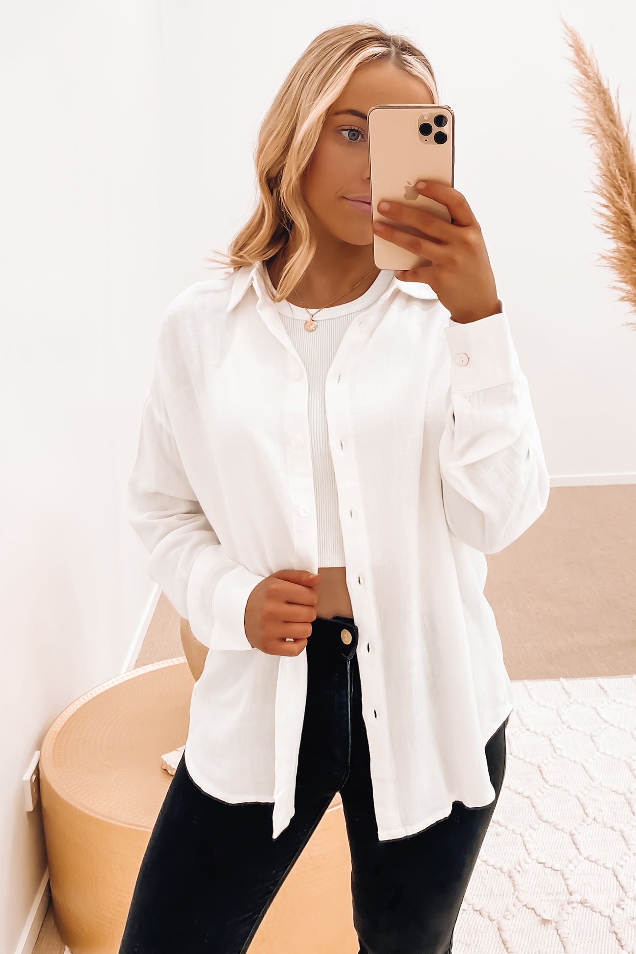 Scout Oversized Shirt White