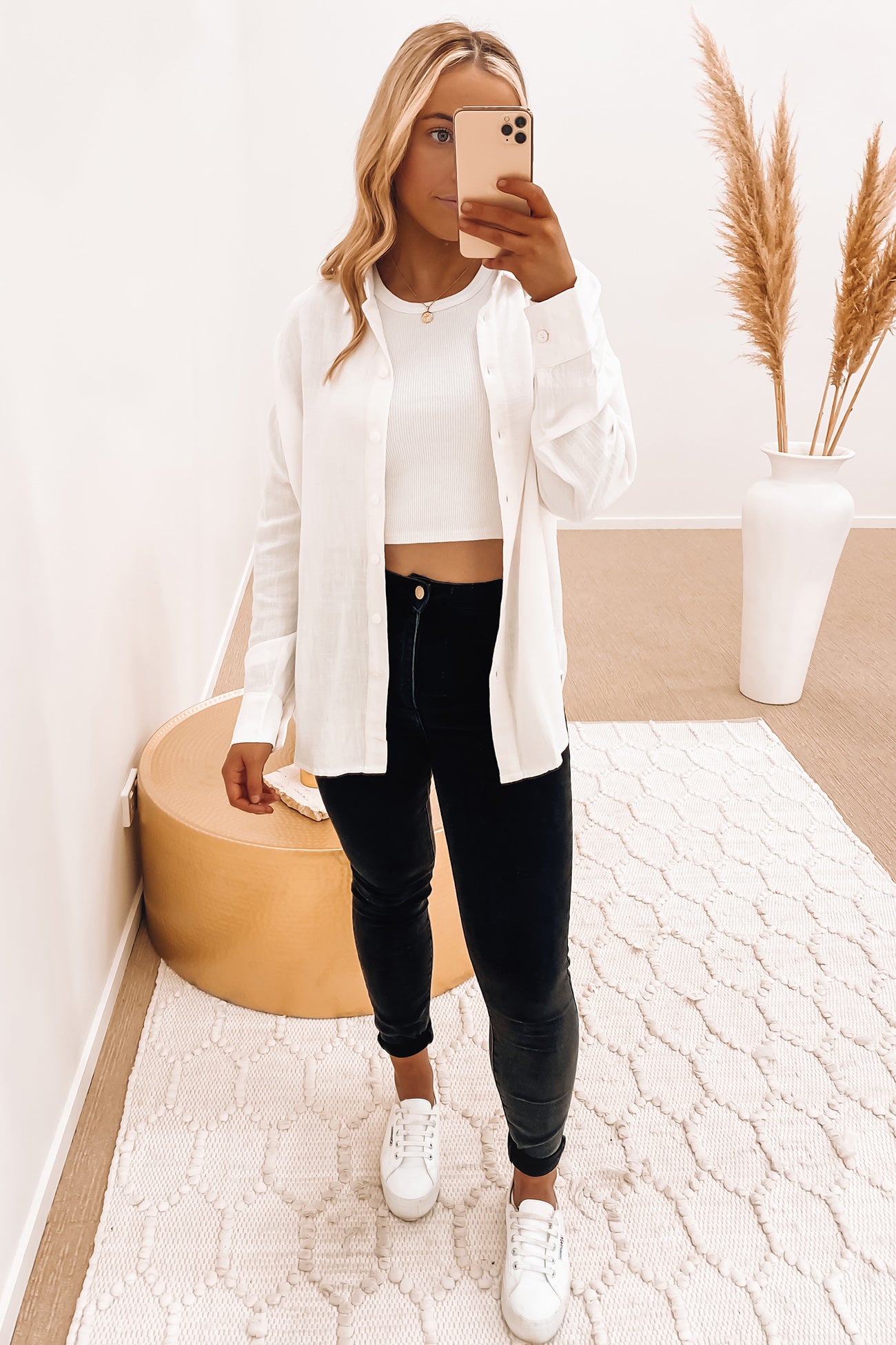 Scout Oversized Shirt White