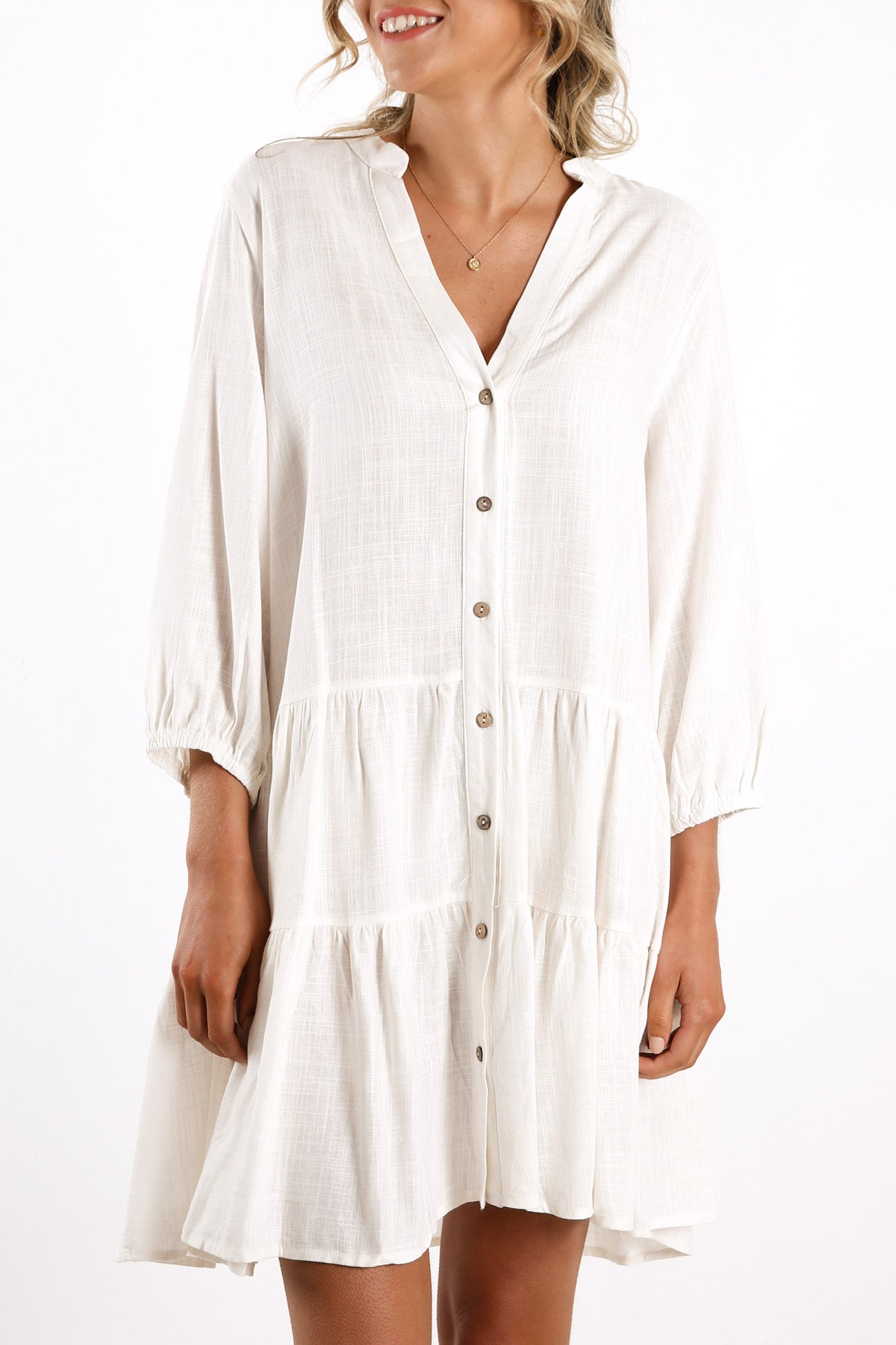See You In The Summer Dress White