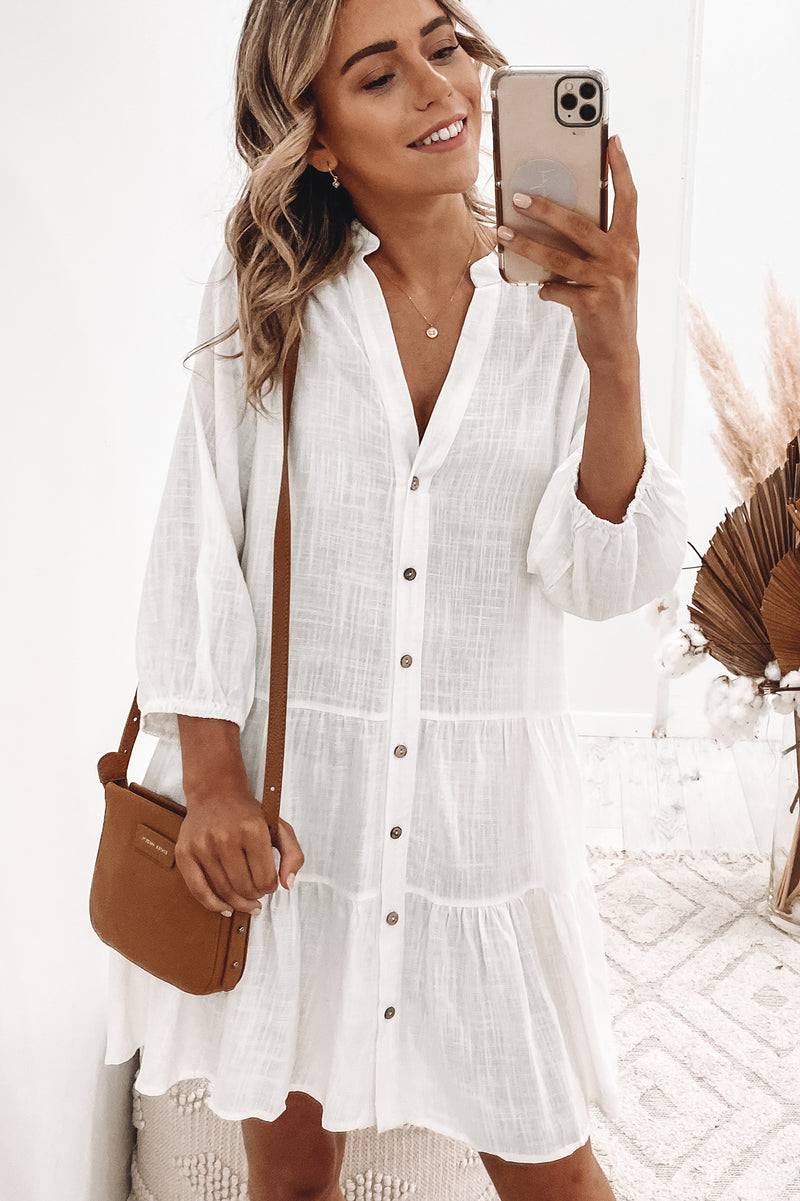 See You In The Summer Dress White