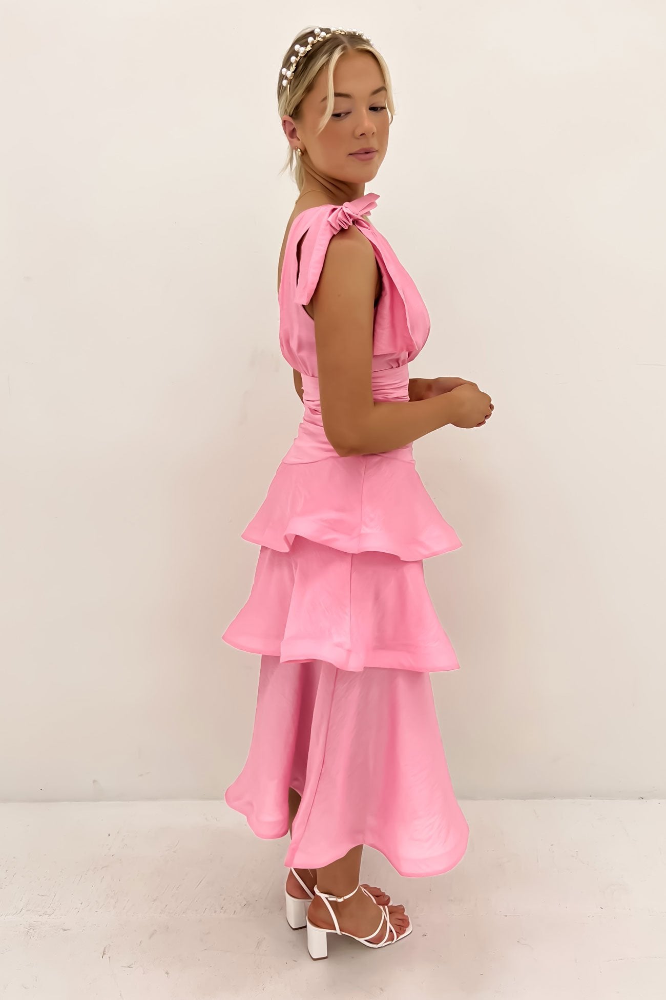 Seema Midi Dress Pink