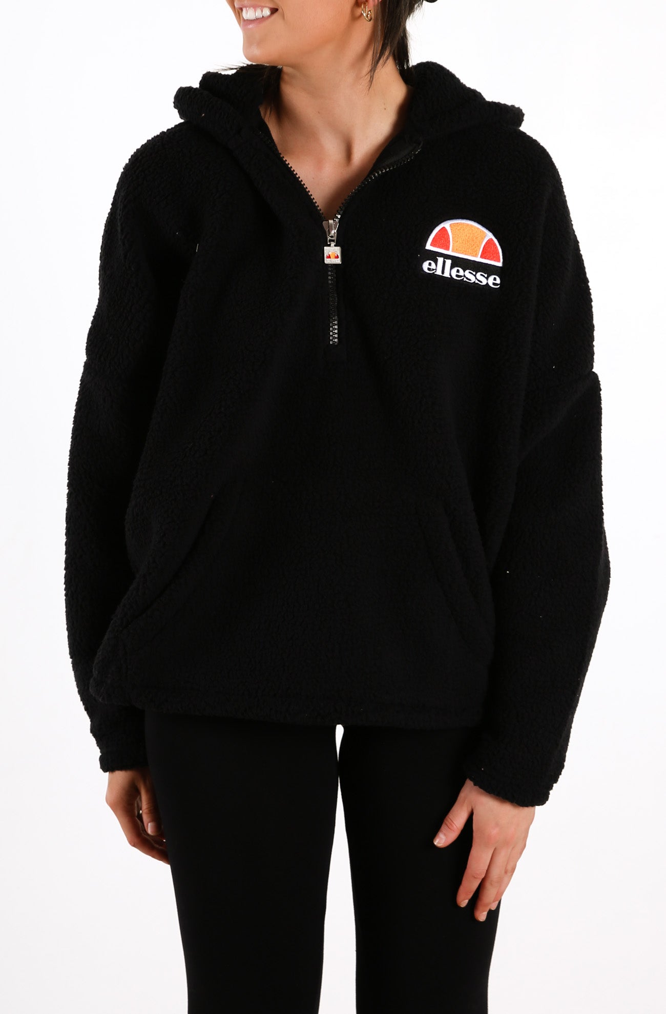 Seppy 1/2 Zip Hoody Black