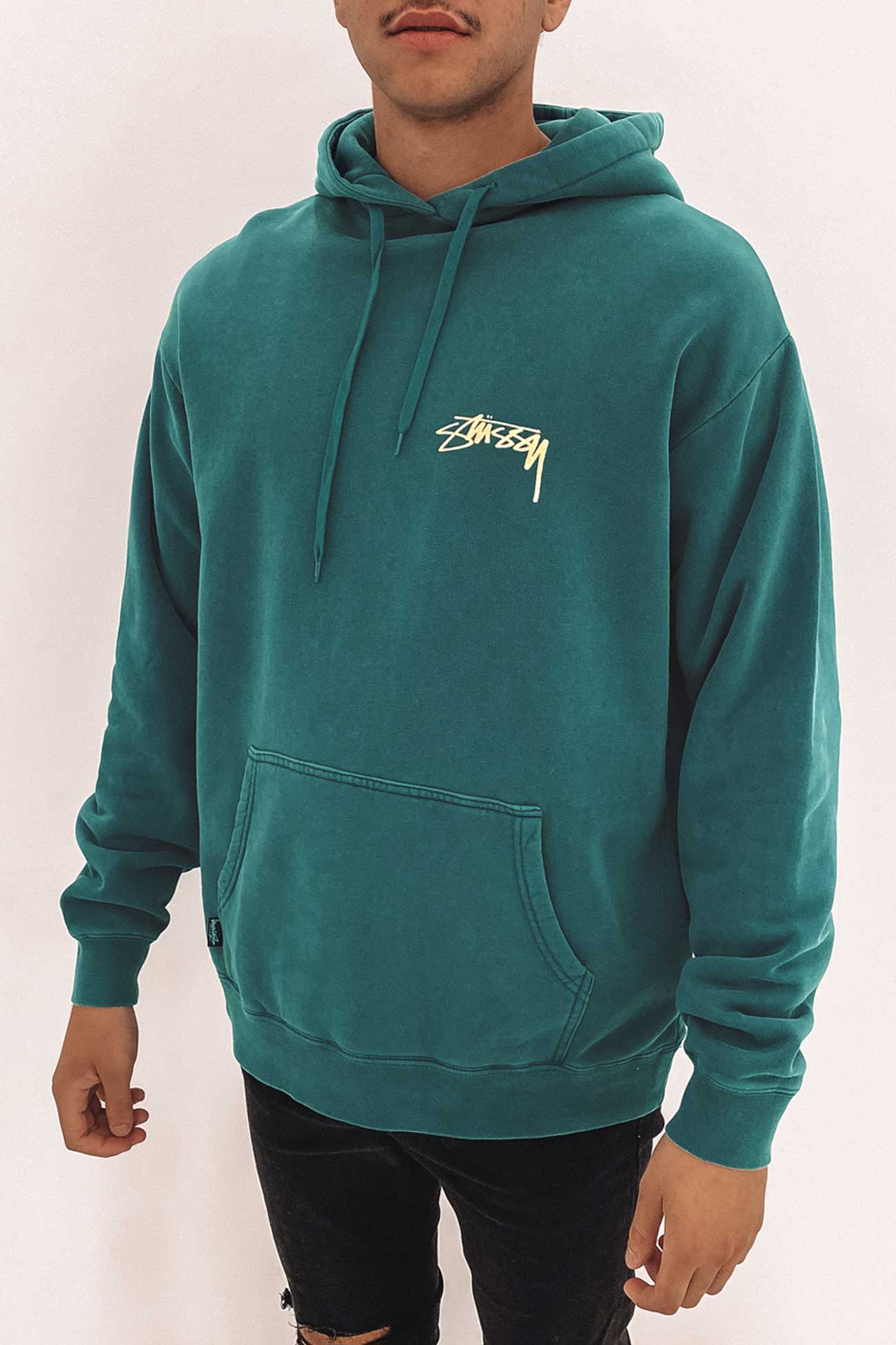 Shadow Script Hood Pigment Dark Teal