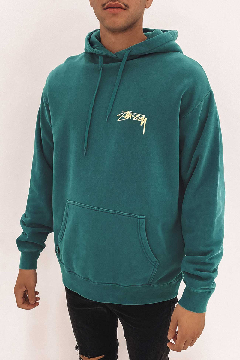Shadow Script Hood Pigment Dark Teal