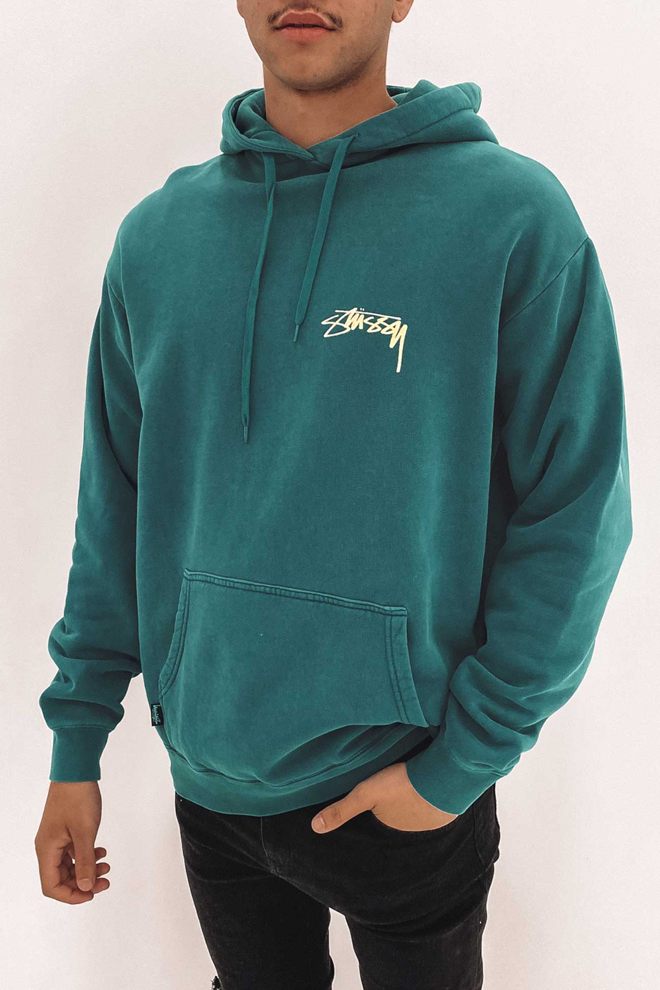 Shadow Script Hood Pigment Dark Teal