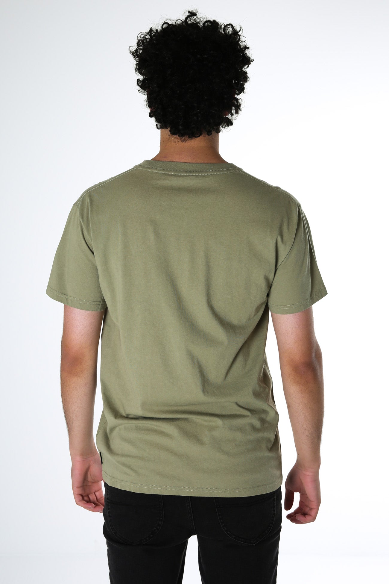Short Cut Short Sleeve Tee Covert Green