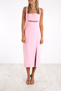 Simonetta Midi Dress Sugar Pink