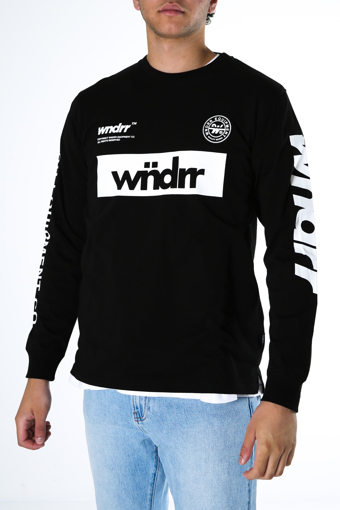 Slate Long Sleeve Tee Black