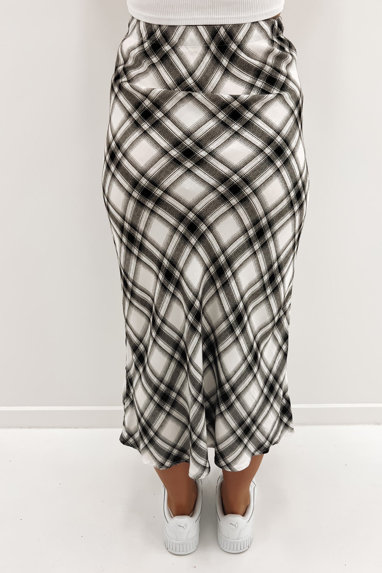 Sofie Midi Skirt Check