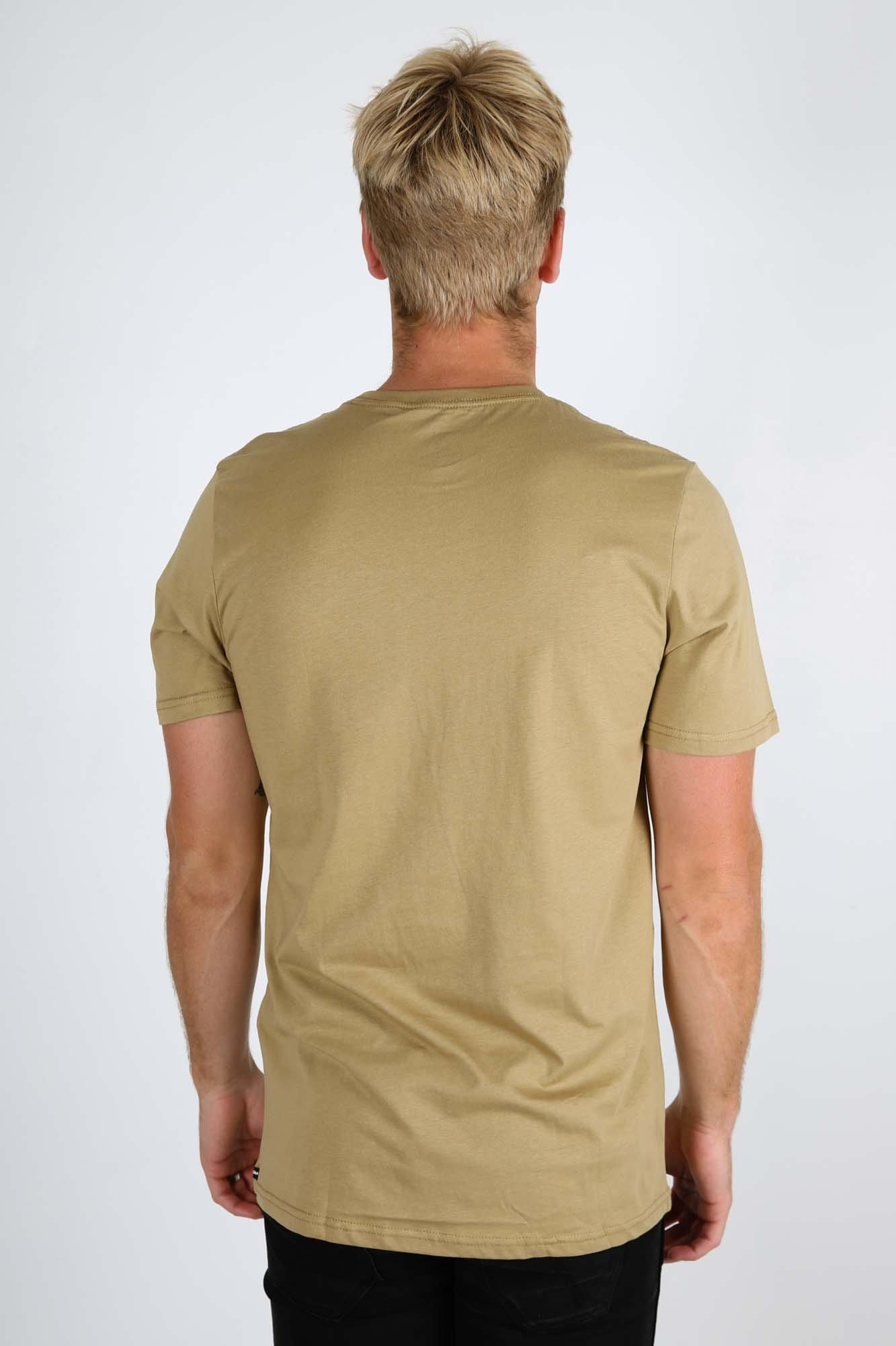 Solid Short Sleeve Tee Sand Volcom - Jean Jail