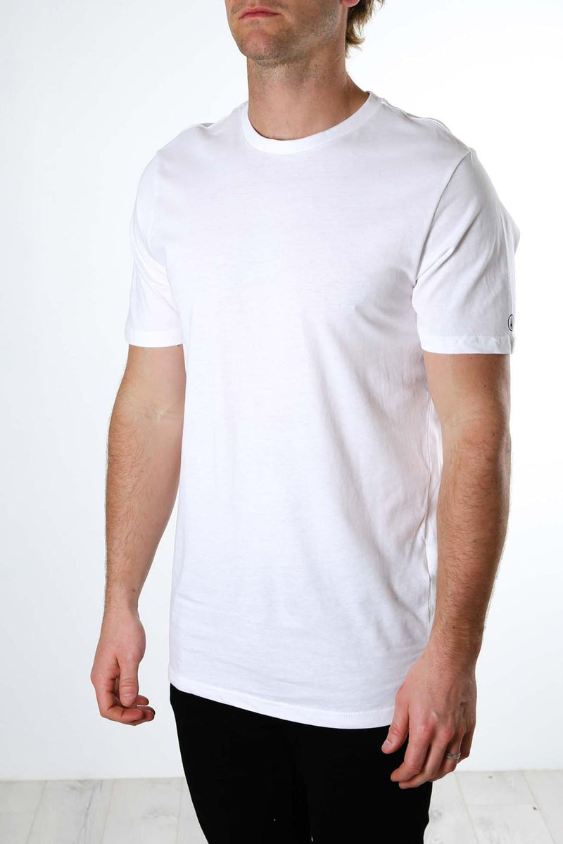 Solid Short Sleeve Tee White
