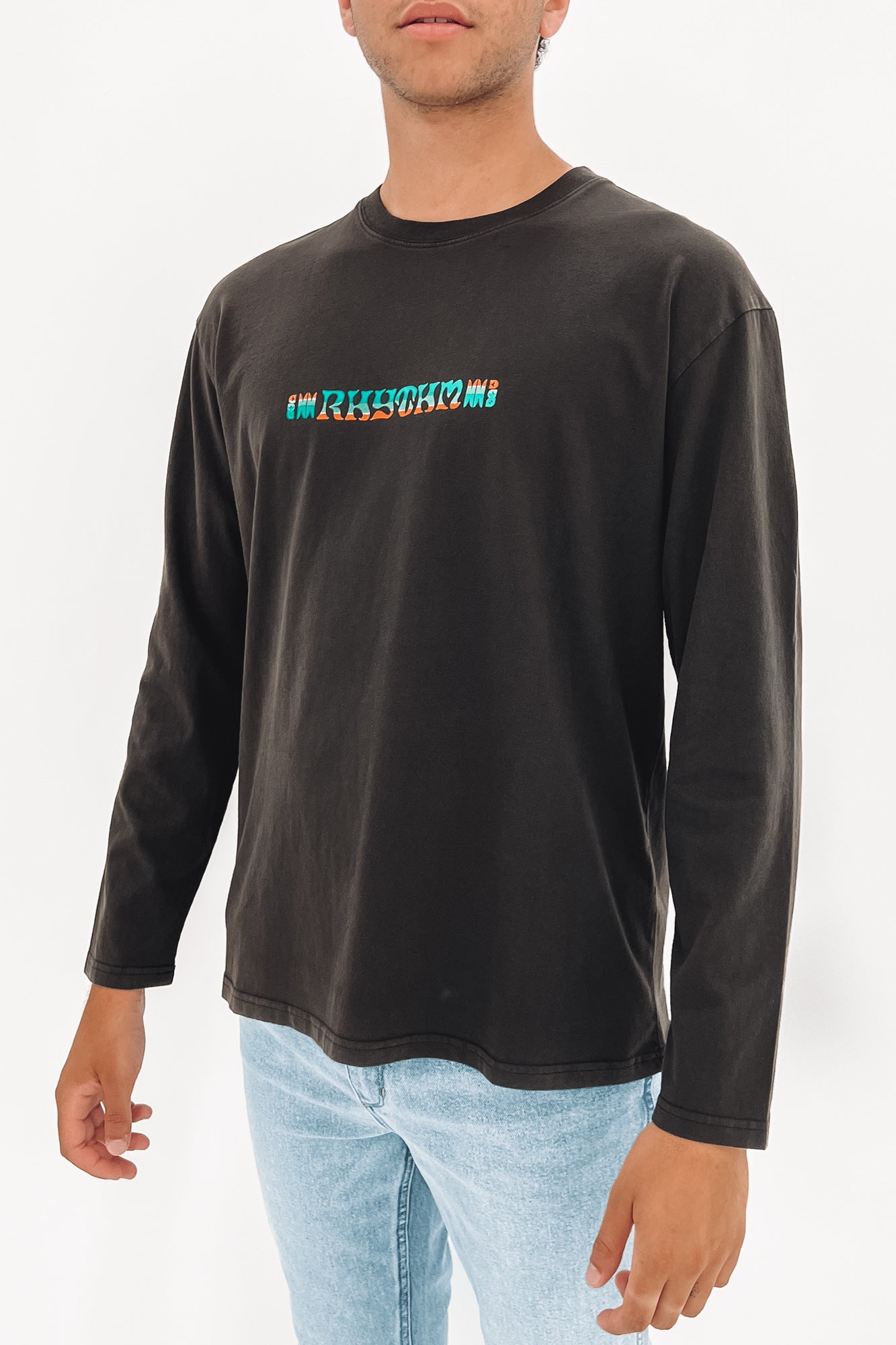Sonic Long Sleeve Vintage T-Shirt Vintage Black