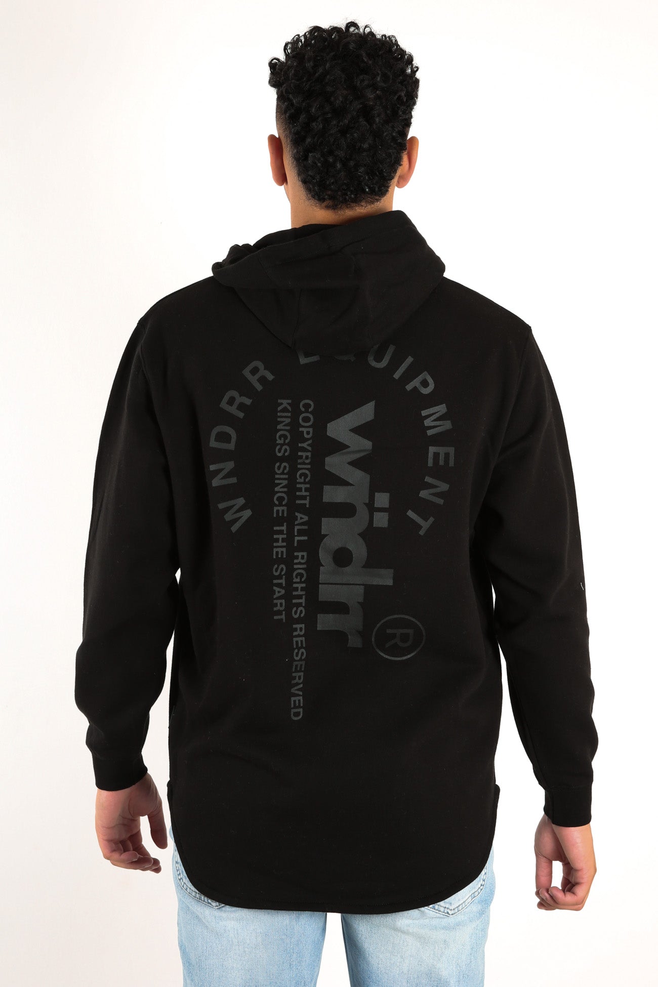Stage Curved Hood Sweat Black