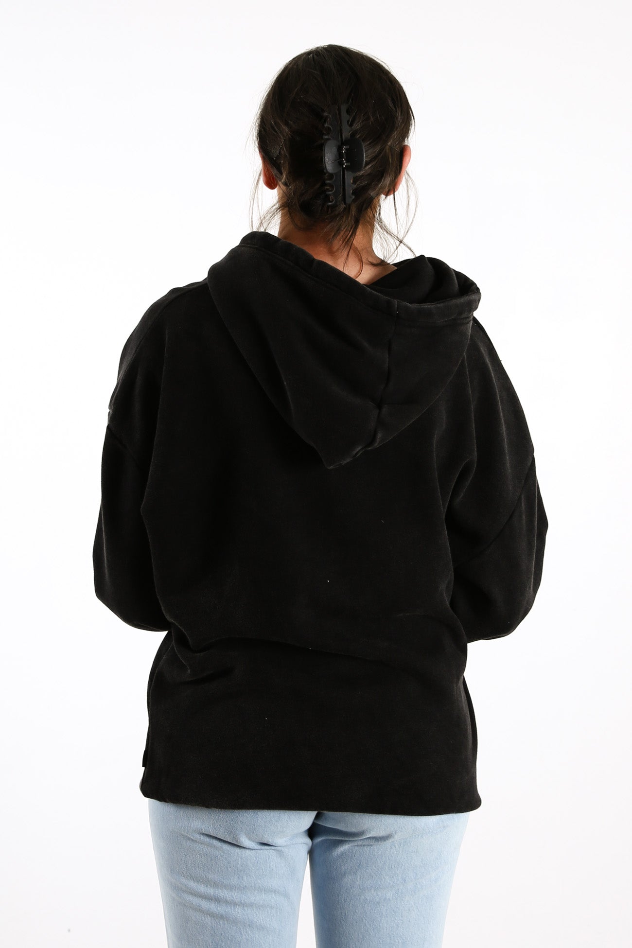 Standard Hoody Washed Black