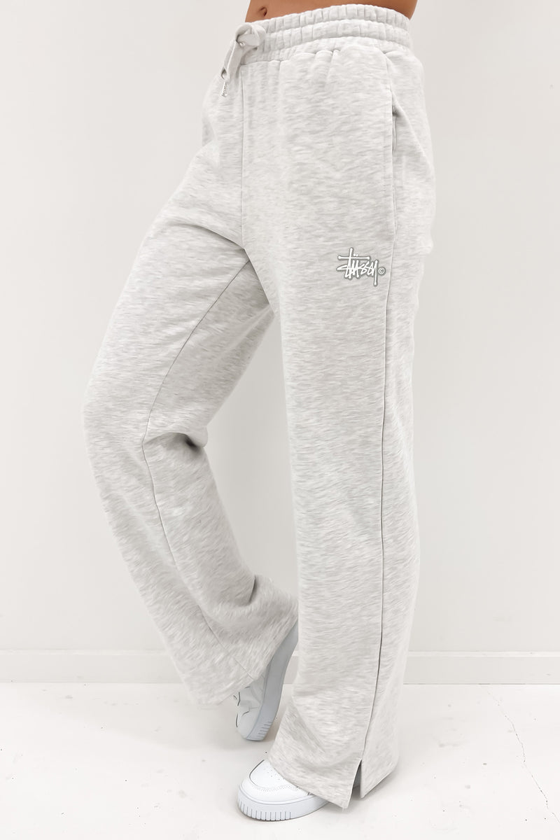 Stock Wide Leg Trackpant Snow Marle
