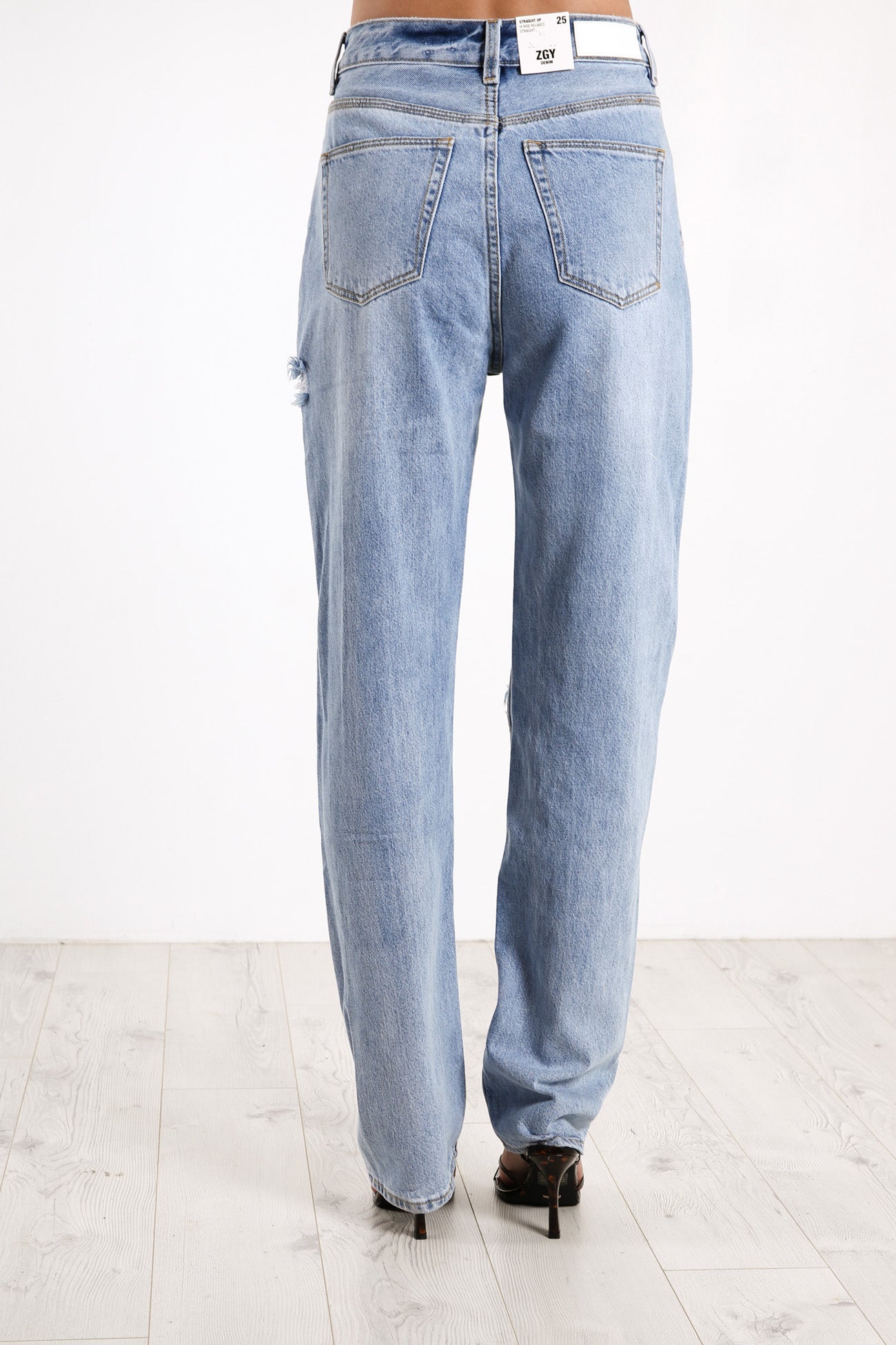 Straight Up Relaxed Jean Indigo Raider Trash