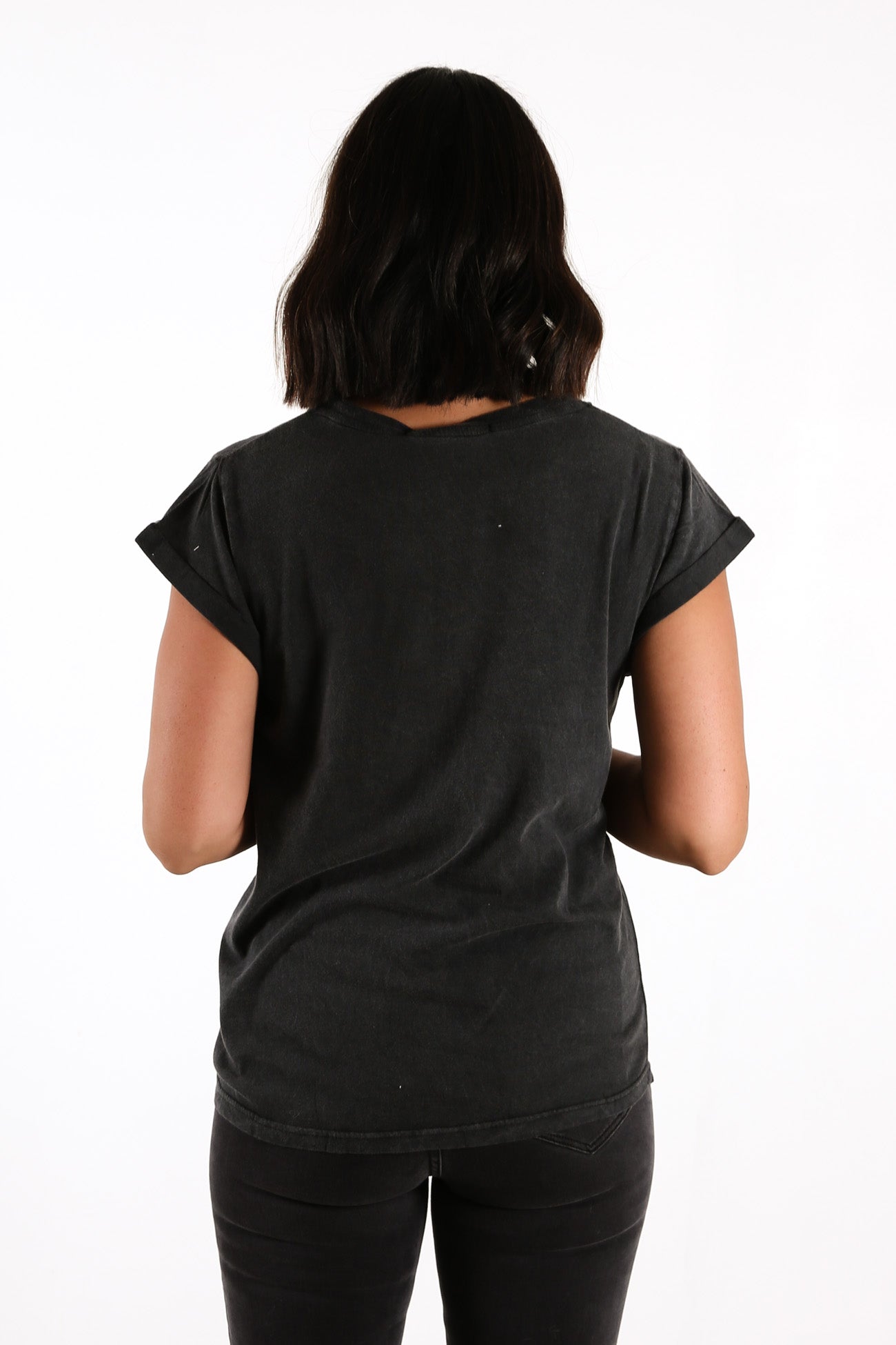 Stray Tee Washed Black