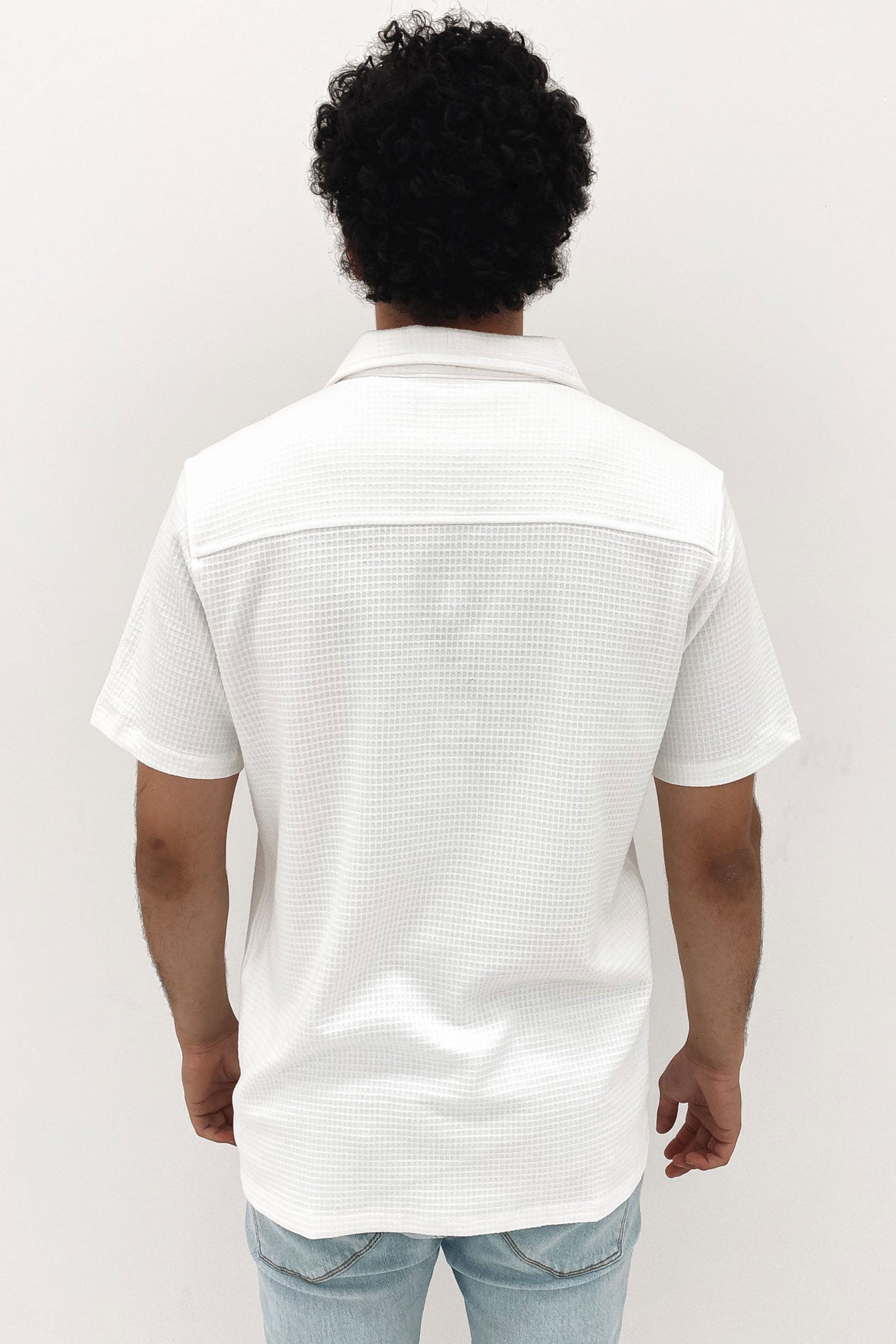 Stussy Waffle Shirt White