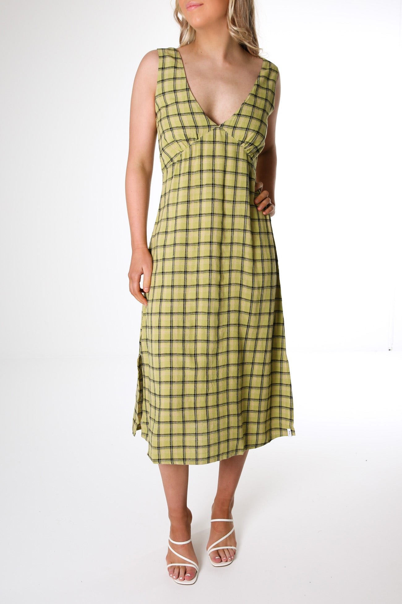 Sweetpea Kim Dress Split Pea